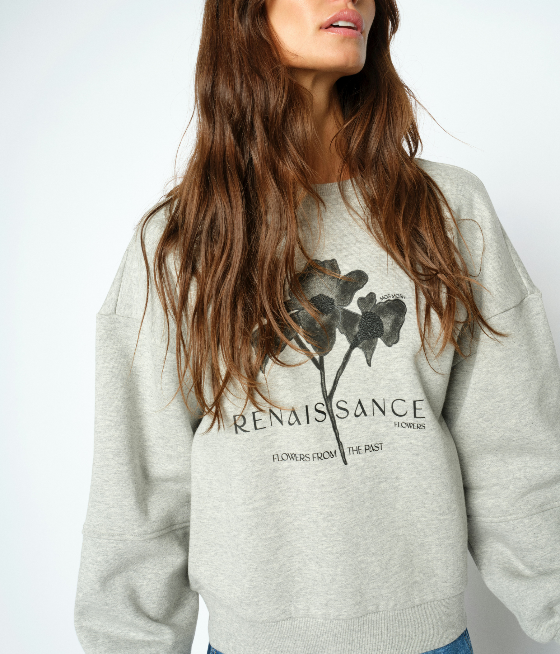 Mmcandela O-Ls Sweatshirt (919 Grey Melange)