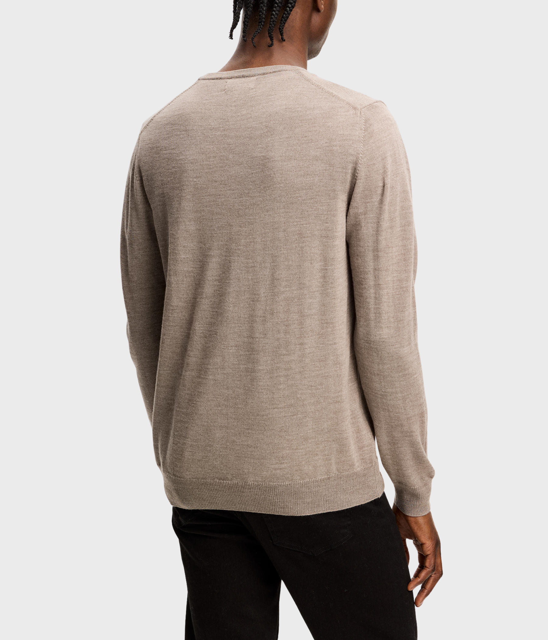 Lymann Knitted Sweater (C158 BRINDLE MELANGE)