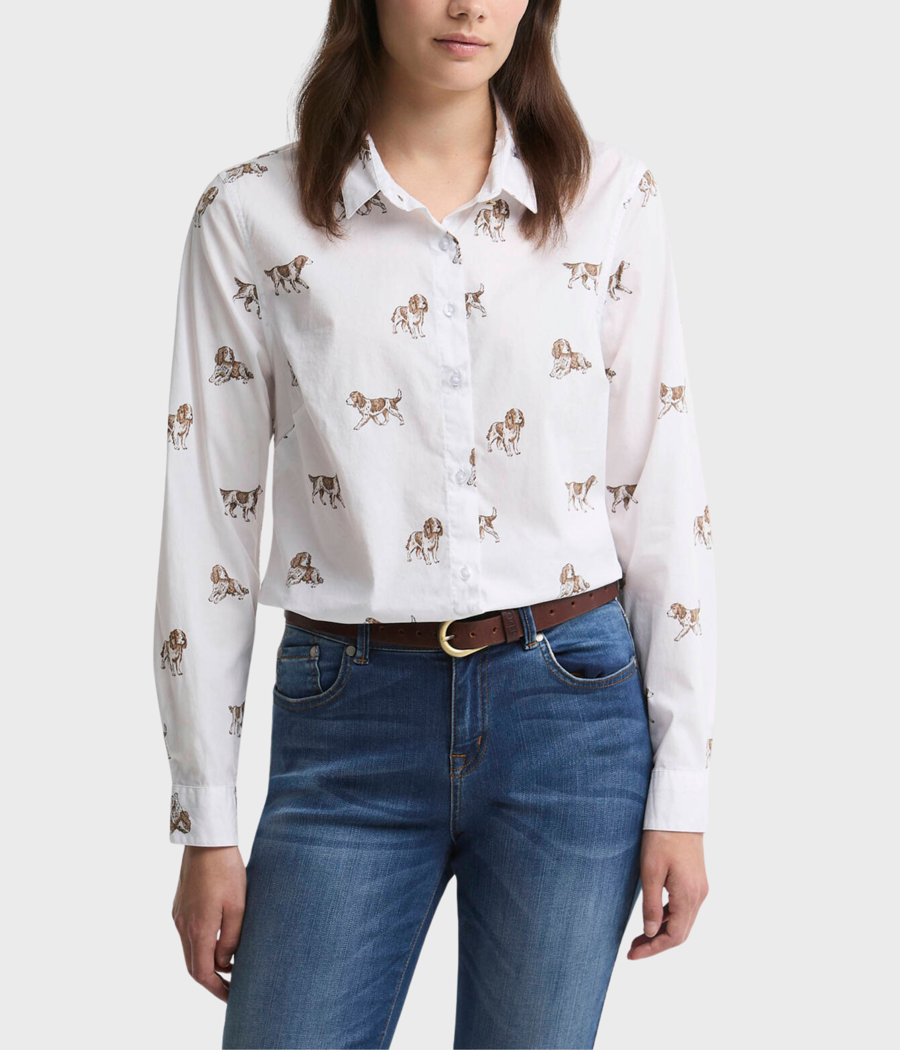 Barbour Brambles Shirt (MI96 Multi Dog)