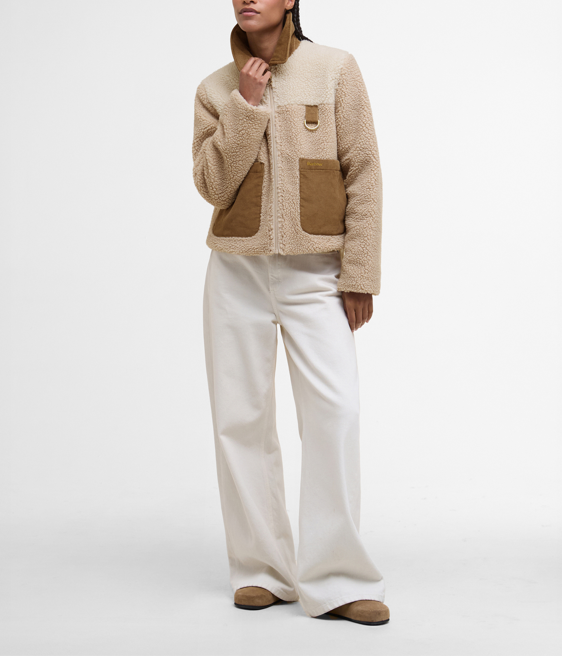 Barbour Malena Fleece (BE11 Natural/ecru)