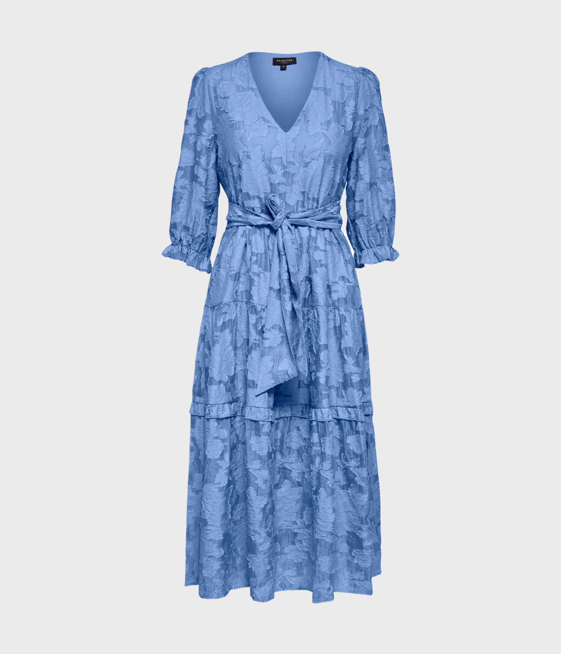 SLFSADIE 3/4 MIDI DRESS B (Vista Blue)