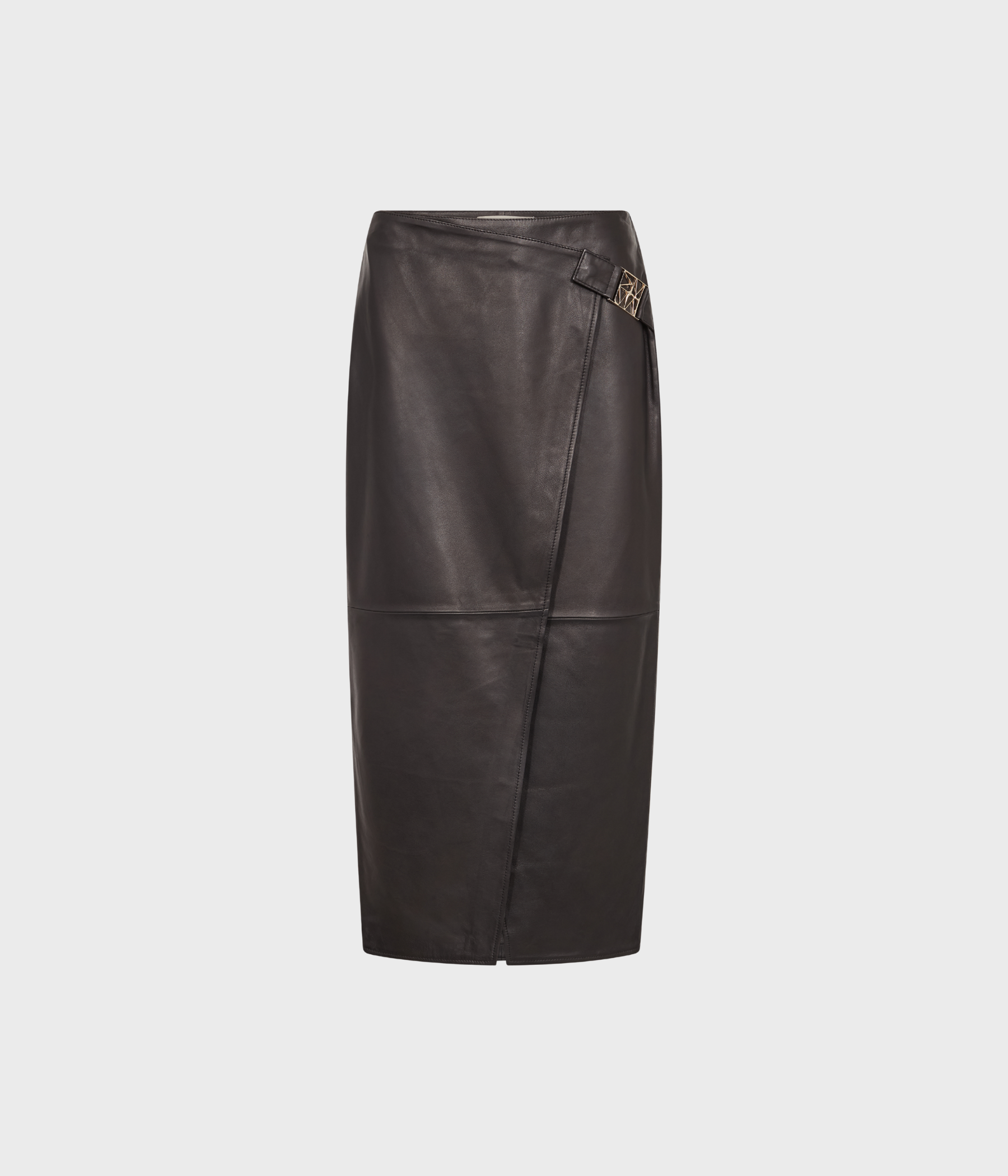 Mmvela Leather Skirt (801 Black)