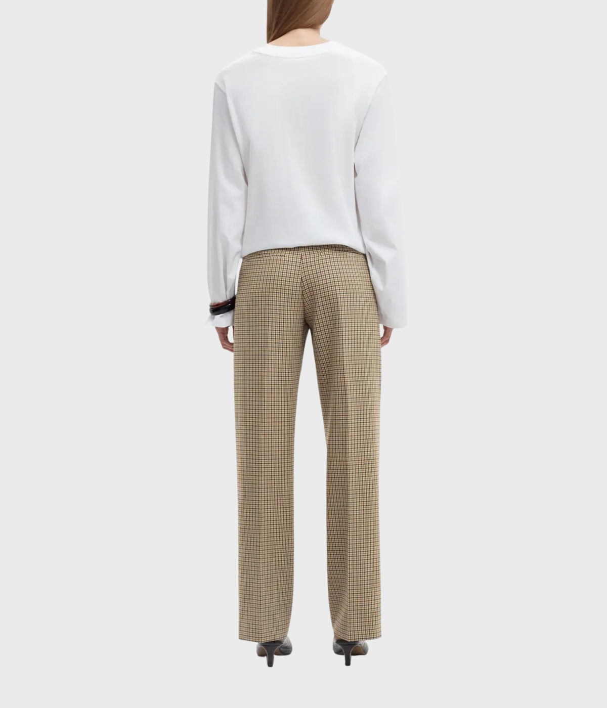 Slwrita Mw Wide Pant Check (Monks Robe Checks:CHECKS)