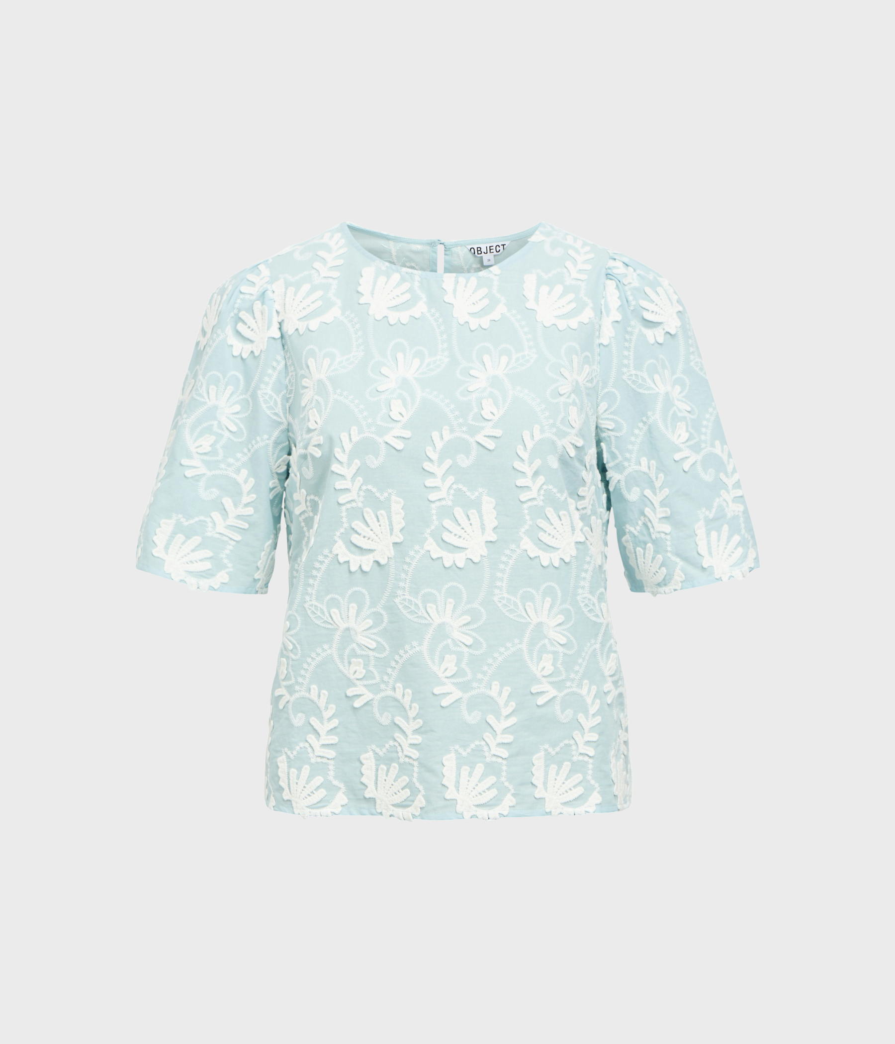 Objmya 2/4 Re Top Noos (Winter Sky AOP:Cloud dancer)