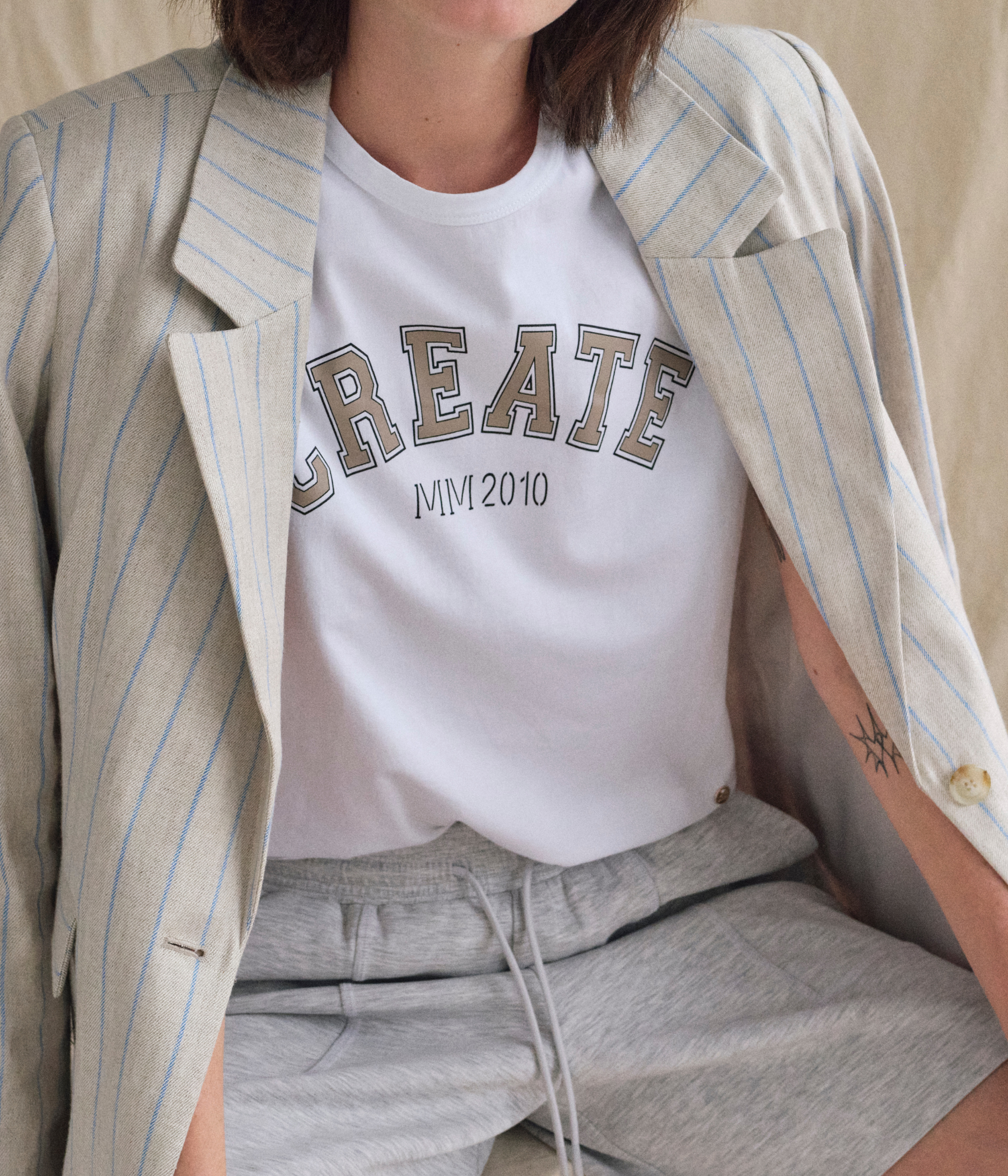 Mmcelli O-SS Tee (193 Savannah Tan)