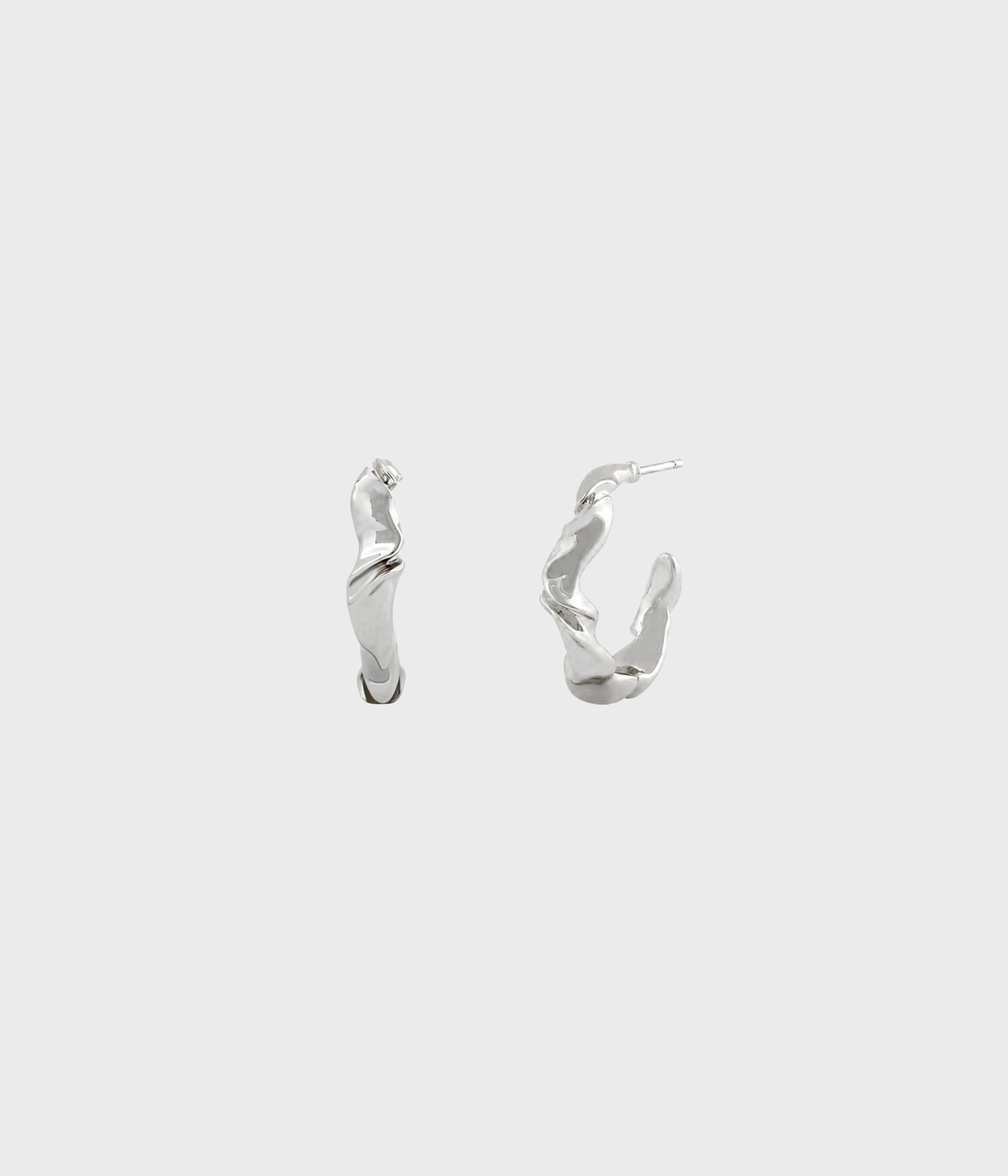 Malibu Oval Ear Plain (silver)