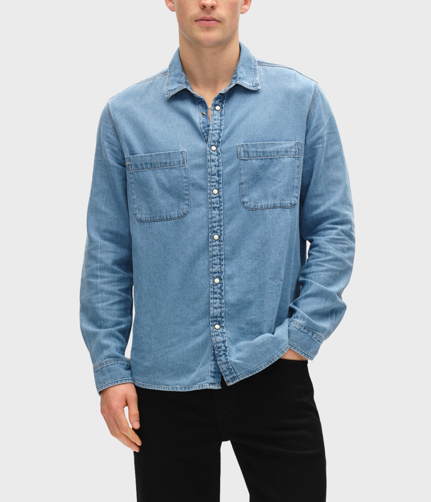 Sven Reg Denim LS (5001 Lt. Blue Denim)