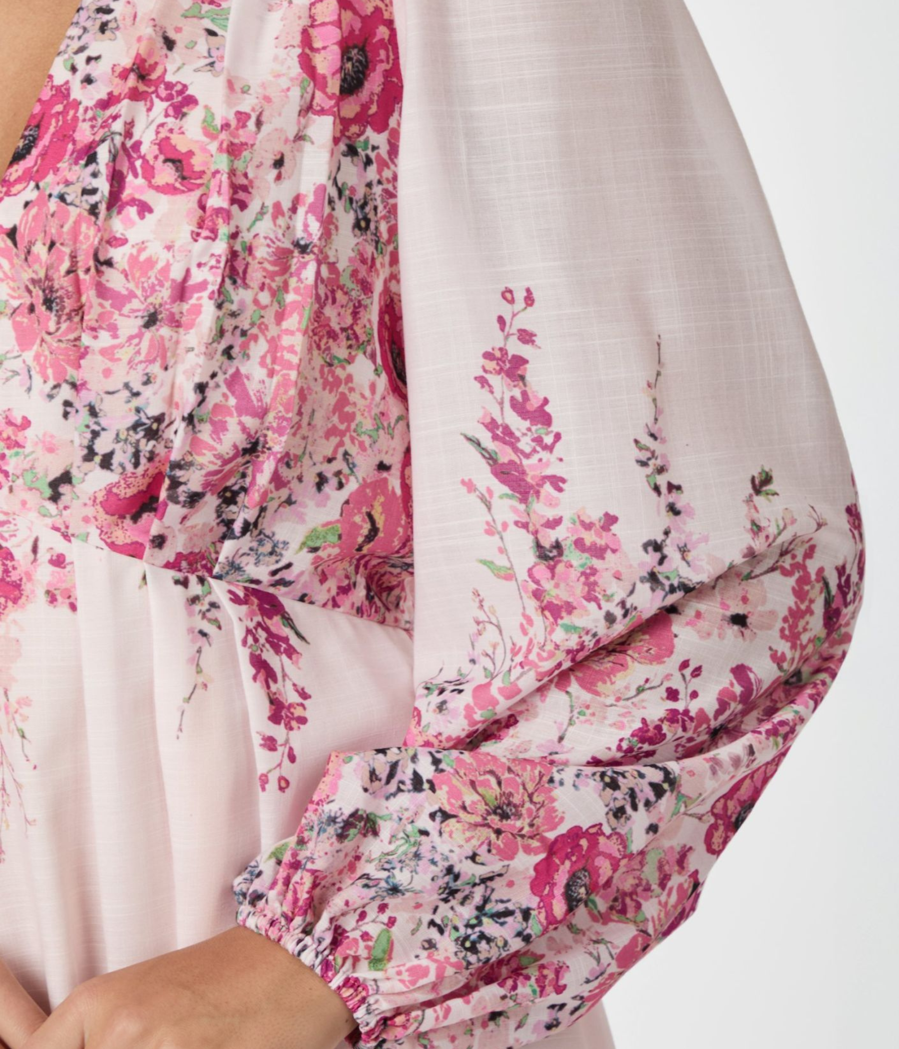 Silfi Flower Print Dress (165 Rose)