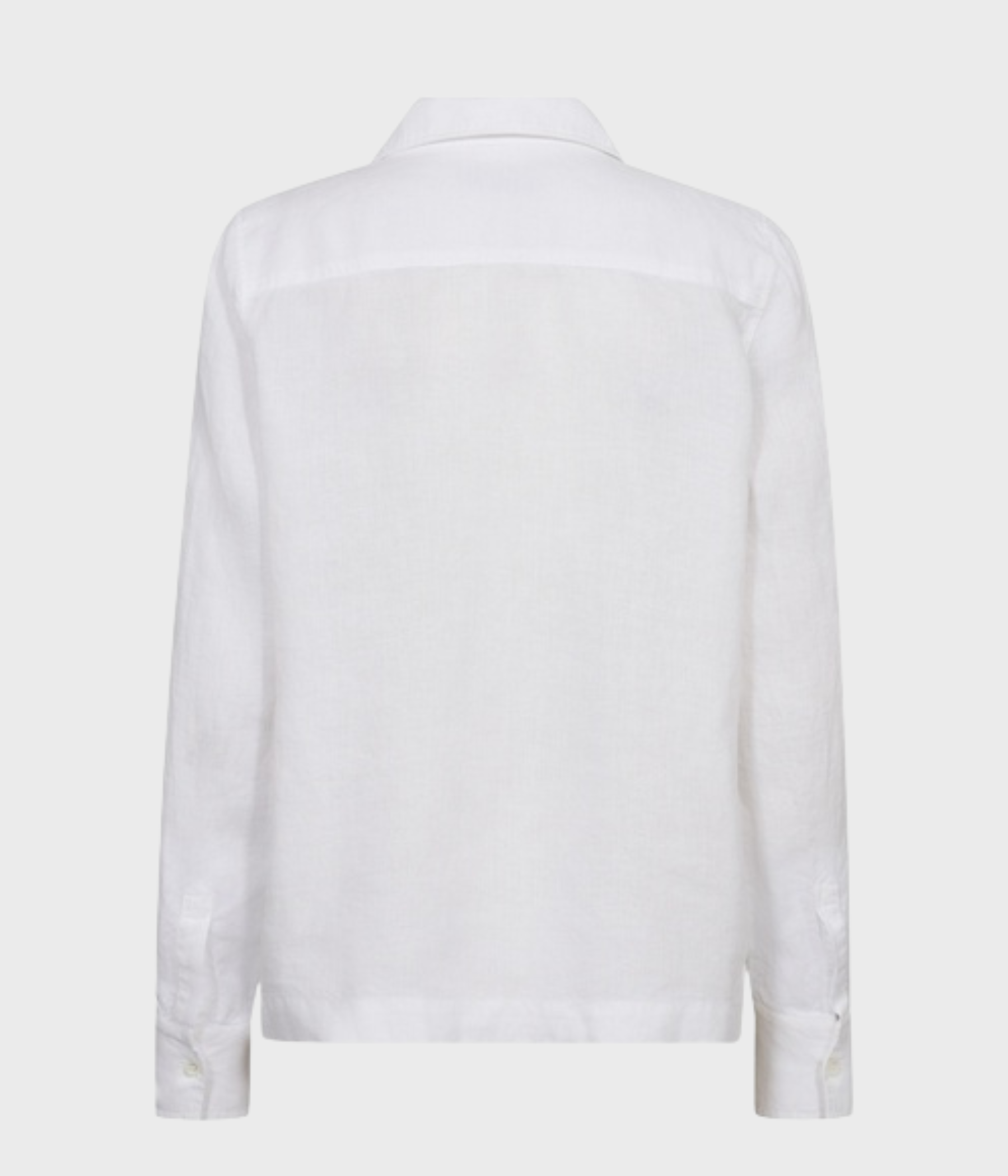 Mmenna Linen Pocket Blouse (101 WHITE)