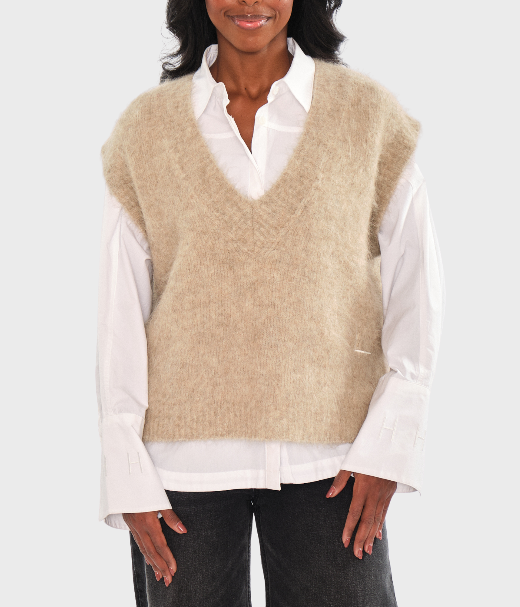 PERNILLE Vest (6510 Savannah Tan)