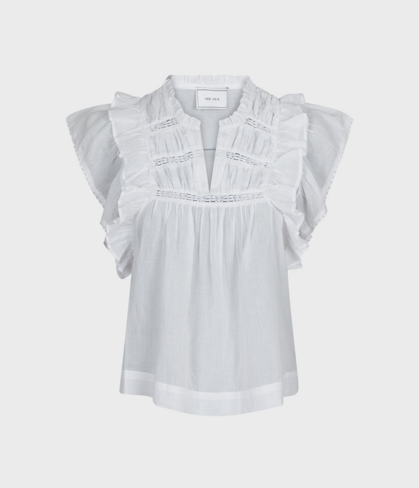 Jayla S Voile Top (120 White)