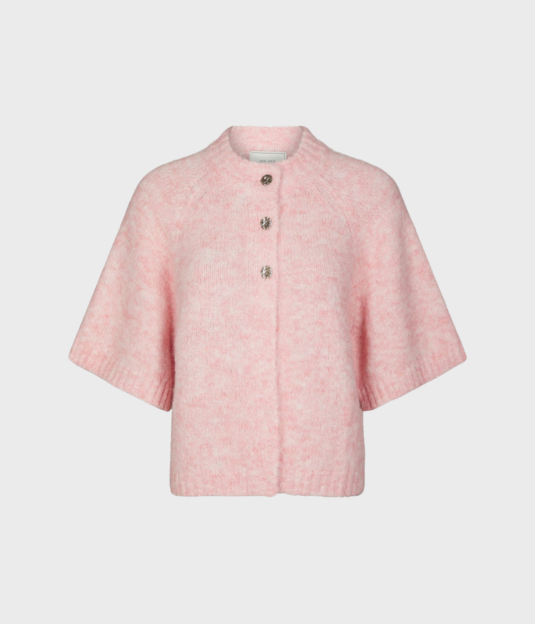 Benuta Fluffy Knit Cardigan. (754 Light pink) - D.O. Design Only