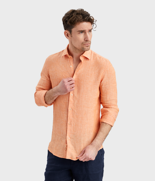 Linen Shirt (Apricot)