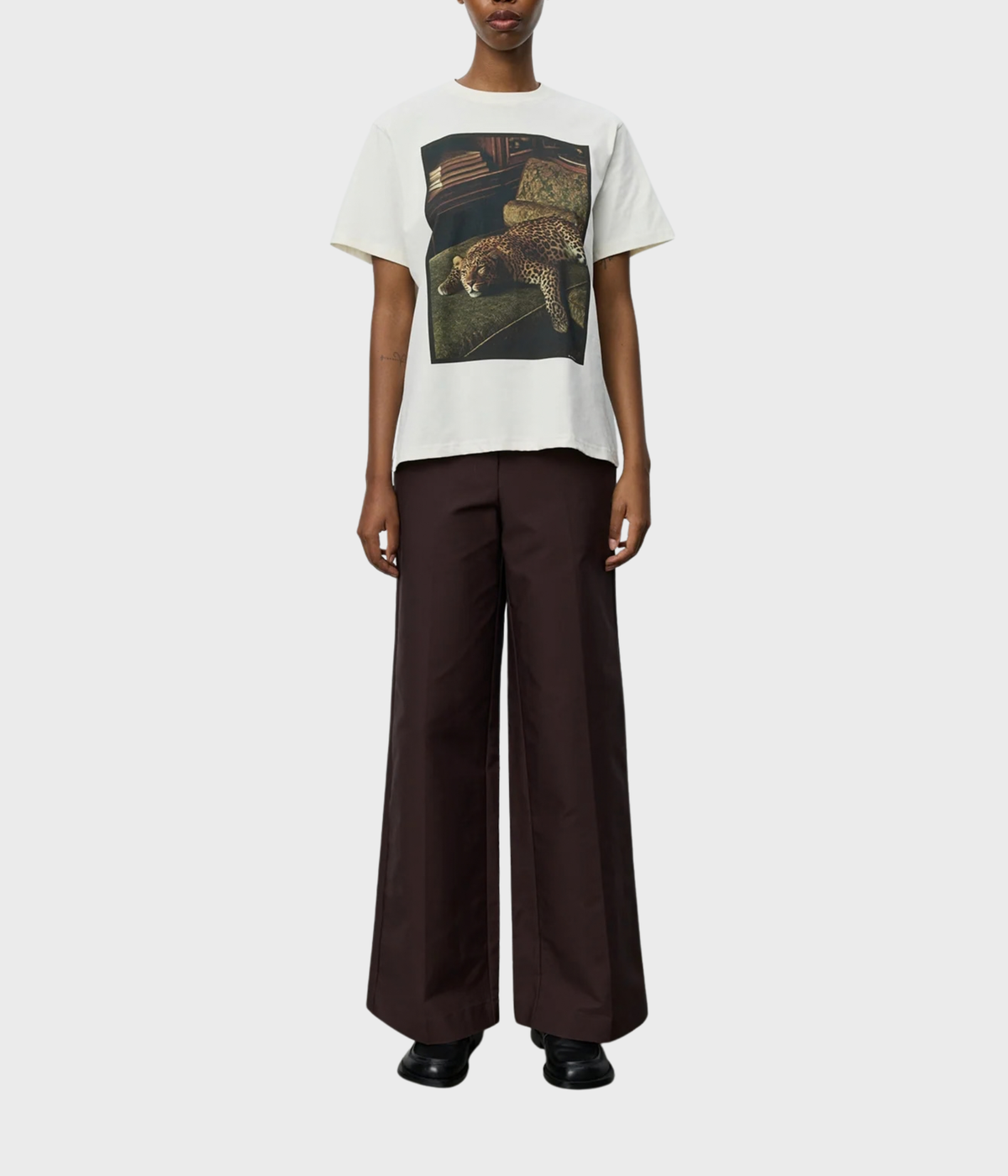 Riversw Printed Boxy T-Shirt (0101 Off white)