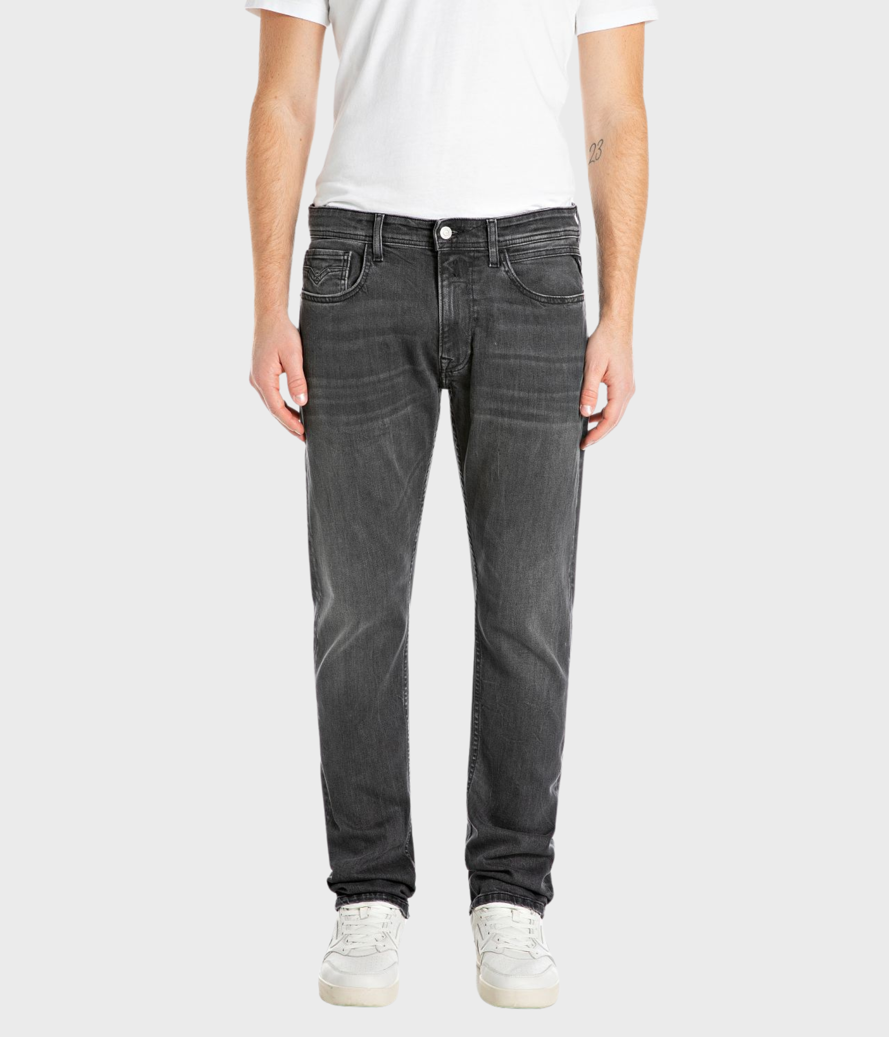Trousers ROCCO 573 ECO PLUS. (097 DARK GREY Dark tone stonewashed)