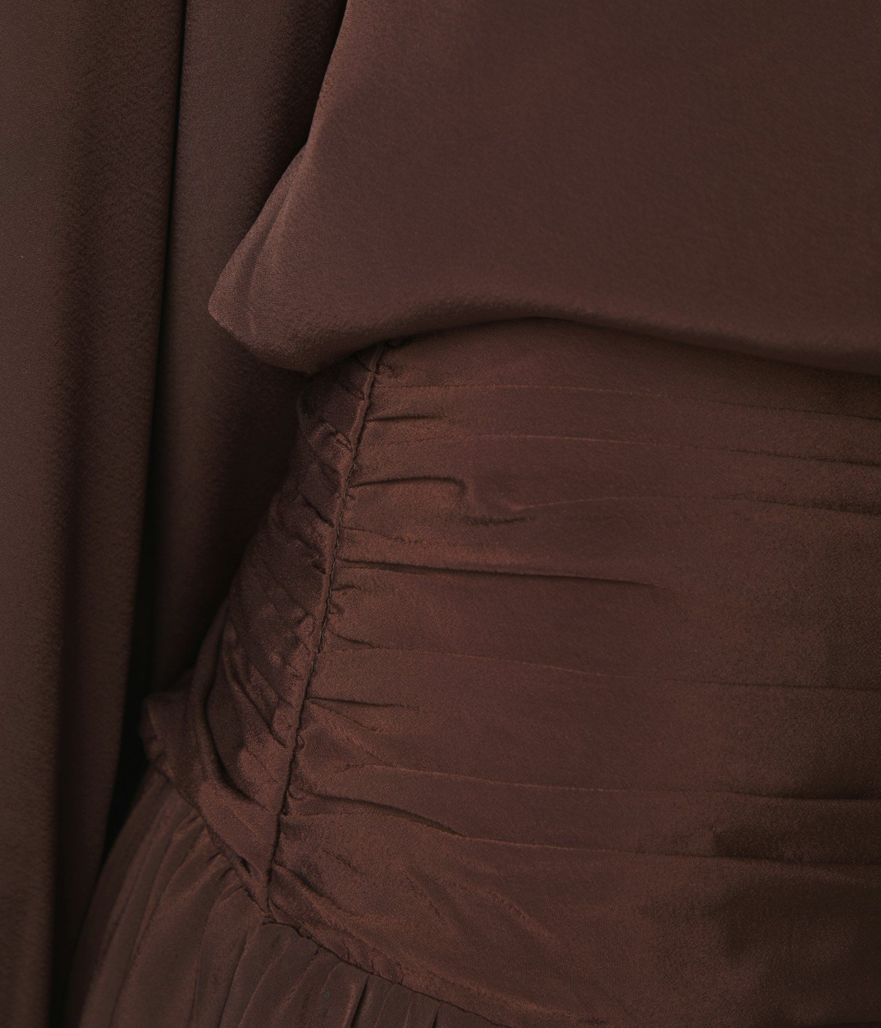 Morien Woven Maxi Skirt (676 DARK BROWN)