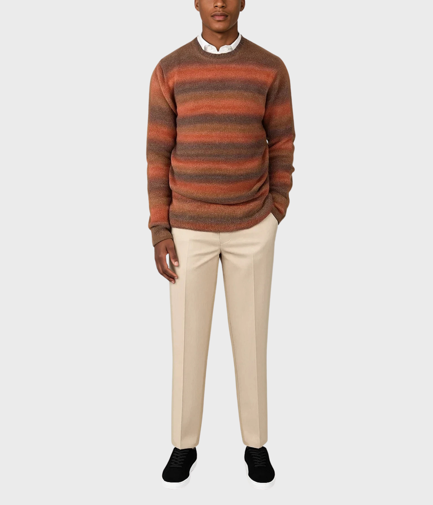 Kit Knitted Sweater (014 Burned orange)