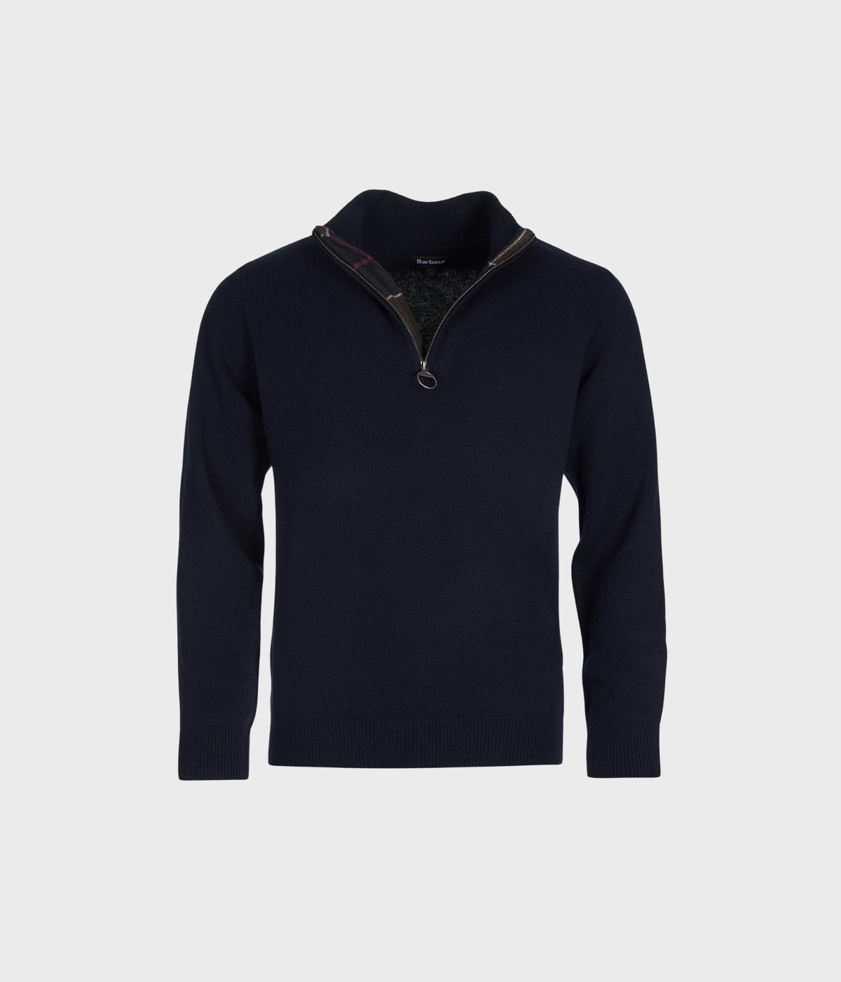 Barbour Holden Half Zip Knitted Jumper. (NY91 Navy)