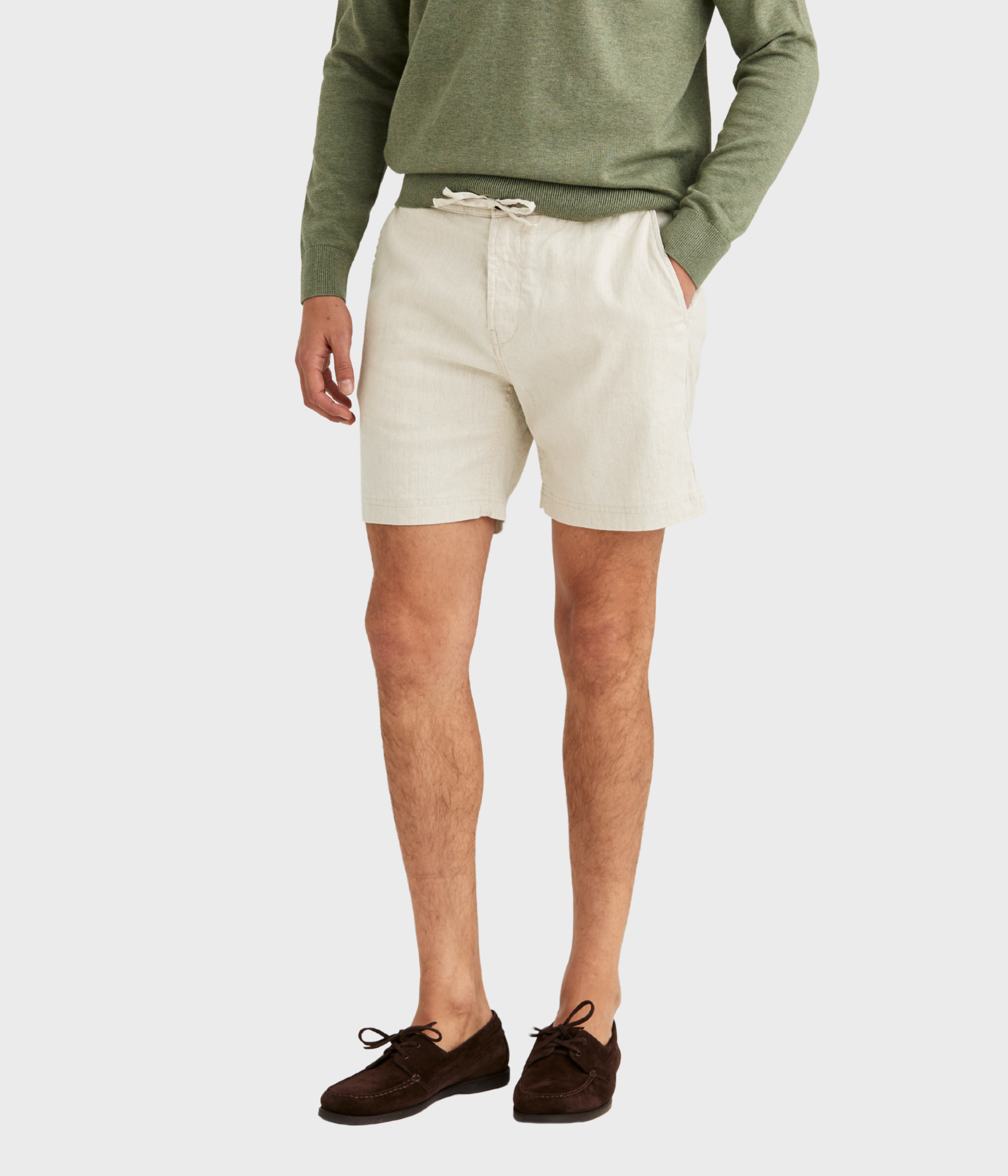 Fenix Linen Shorts (04 Off white)