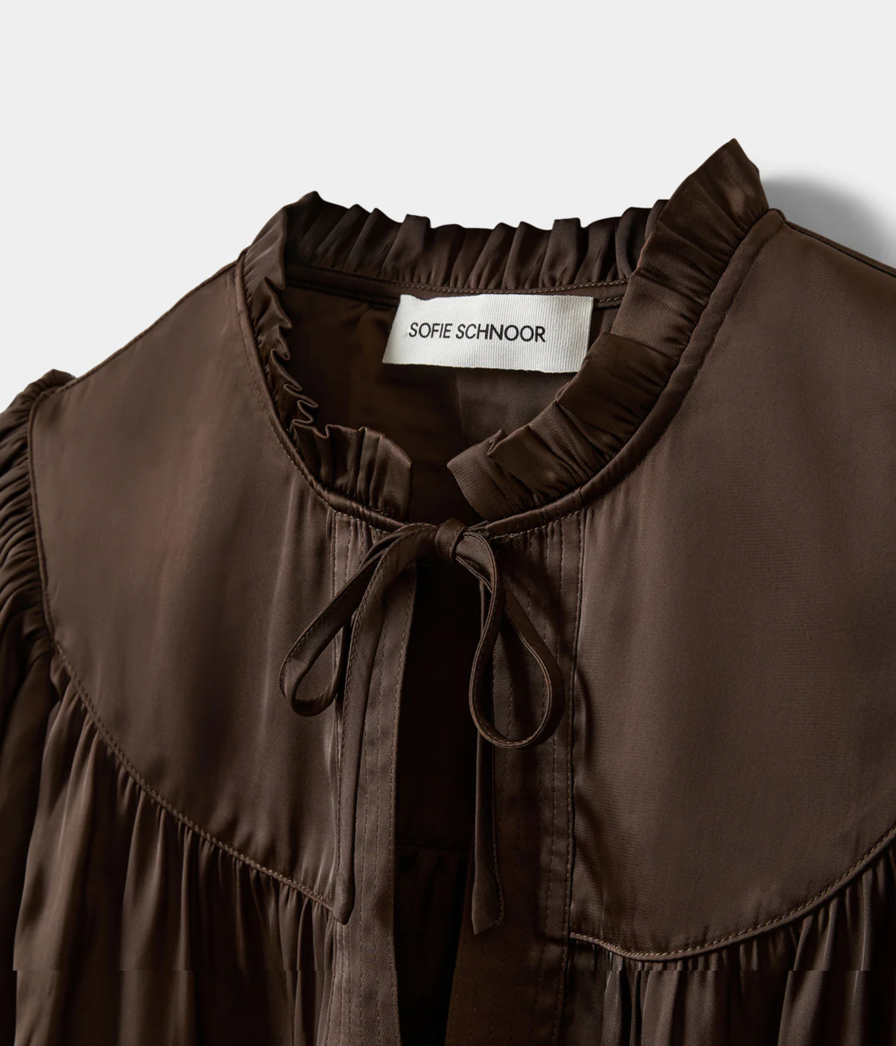 Lalilasw Frill Top (7162 Intense Brown)