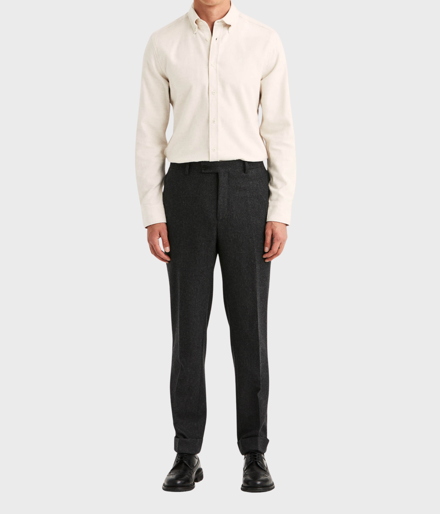 Flannel Suit Trouser (95 Grey)