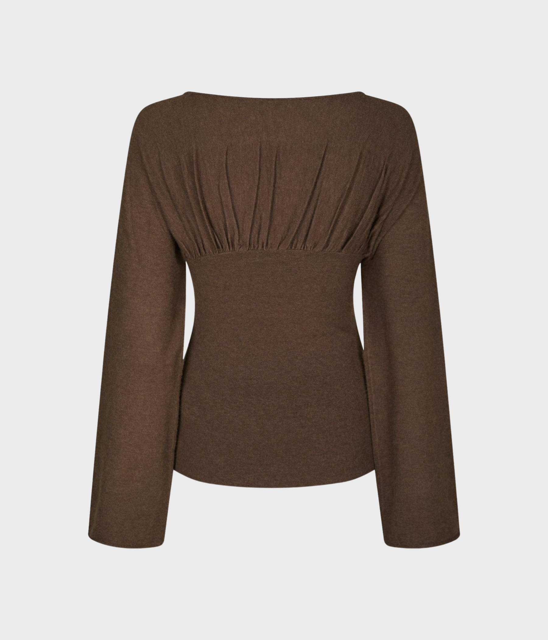 Kaiba Knit Blouse (205 Brown Melange)