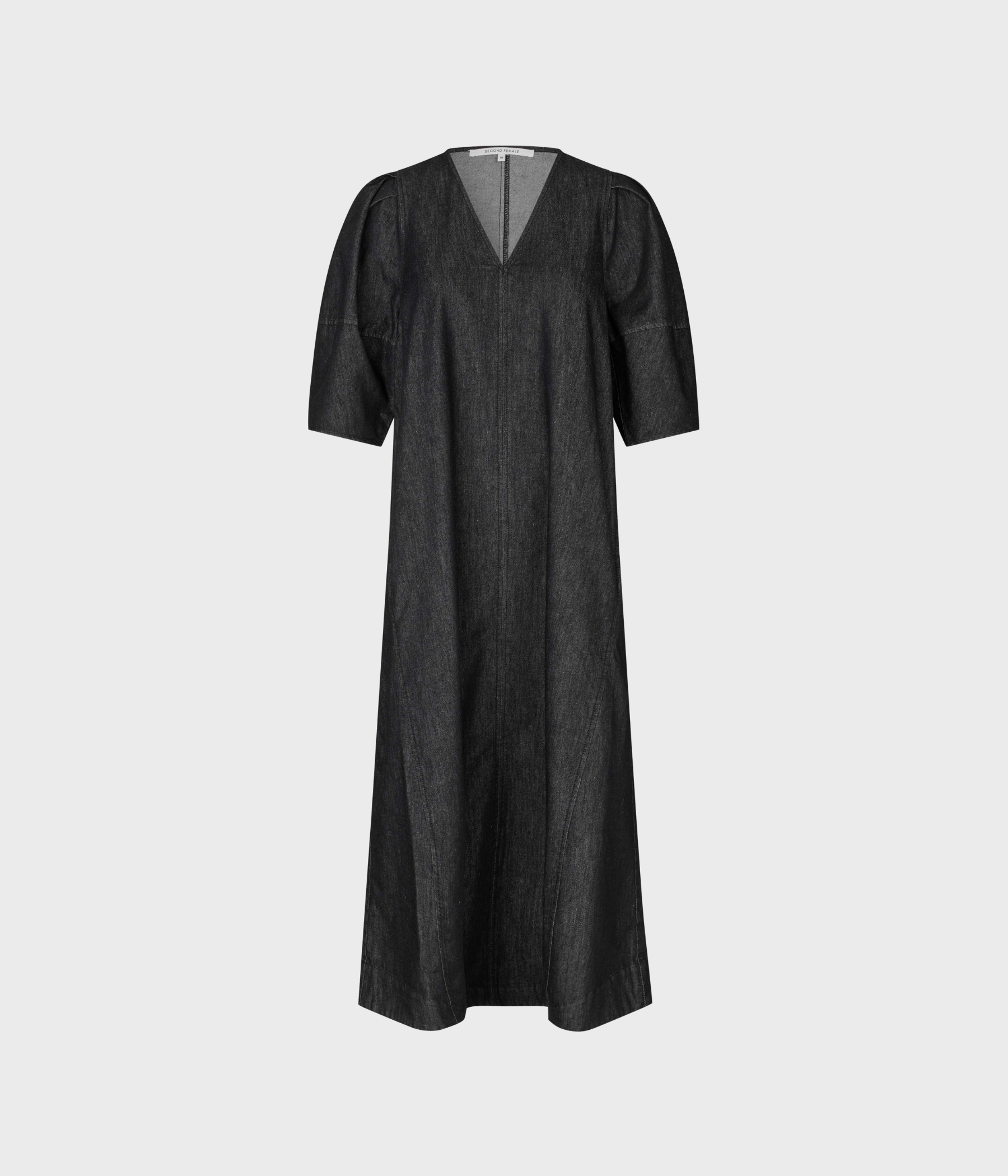 Dera Denim Dress. (Black)