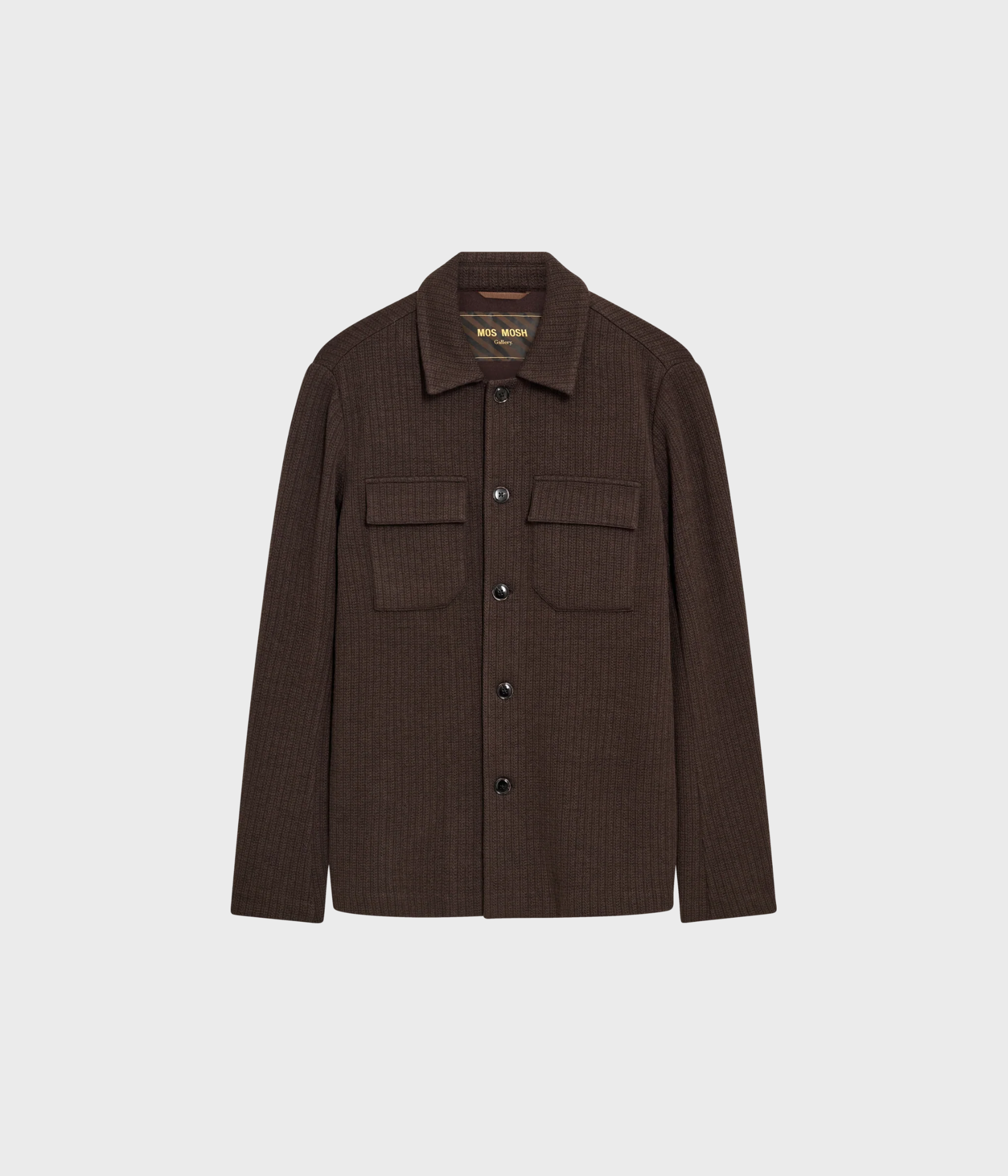Mmgaustin Knit Overshirt (285 Black Coffee)