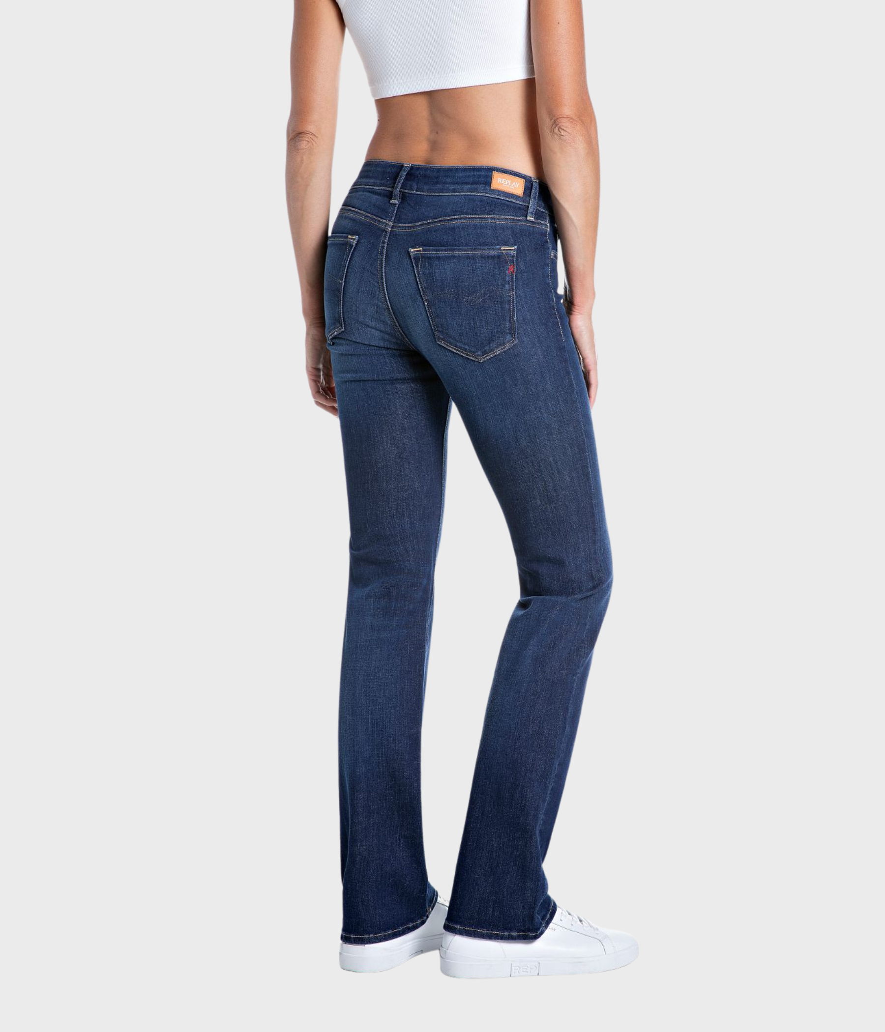 Newluz Bootcut (C007 DARK BLUE dark enzymatic stone wash)