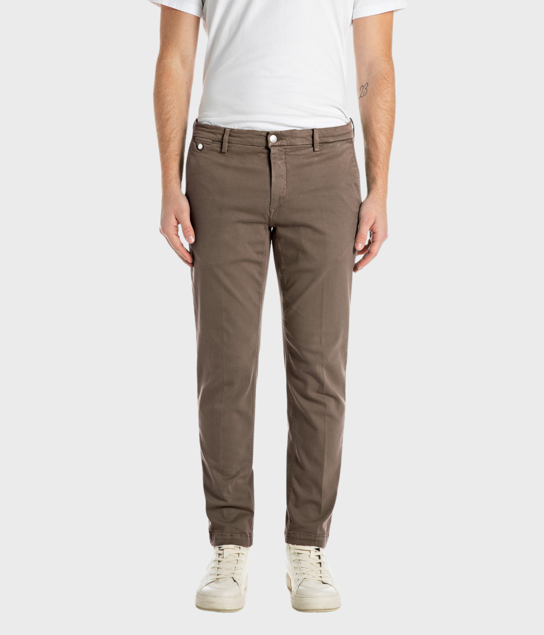 Trousers BENNI Hyperchino Color Xlite. (300 BROWN Stonewashed)