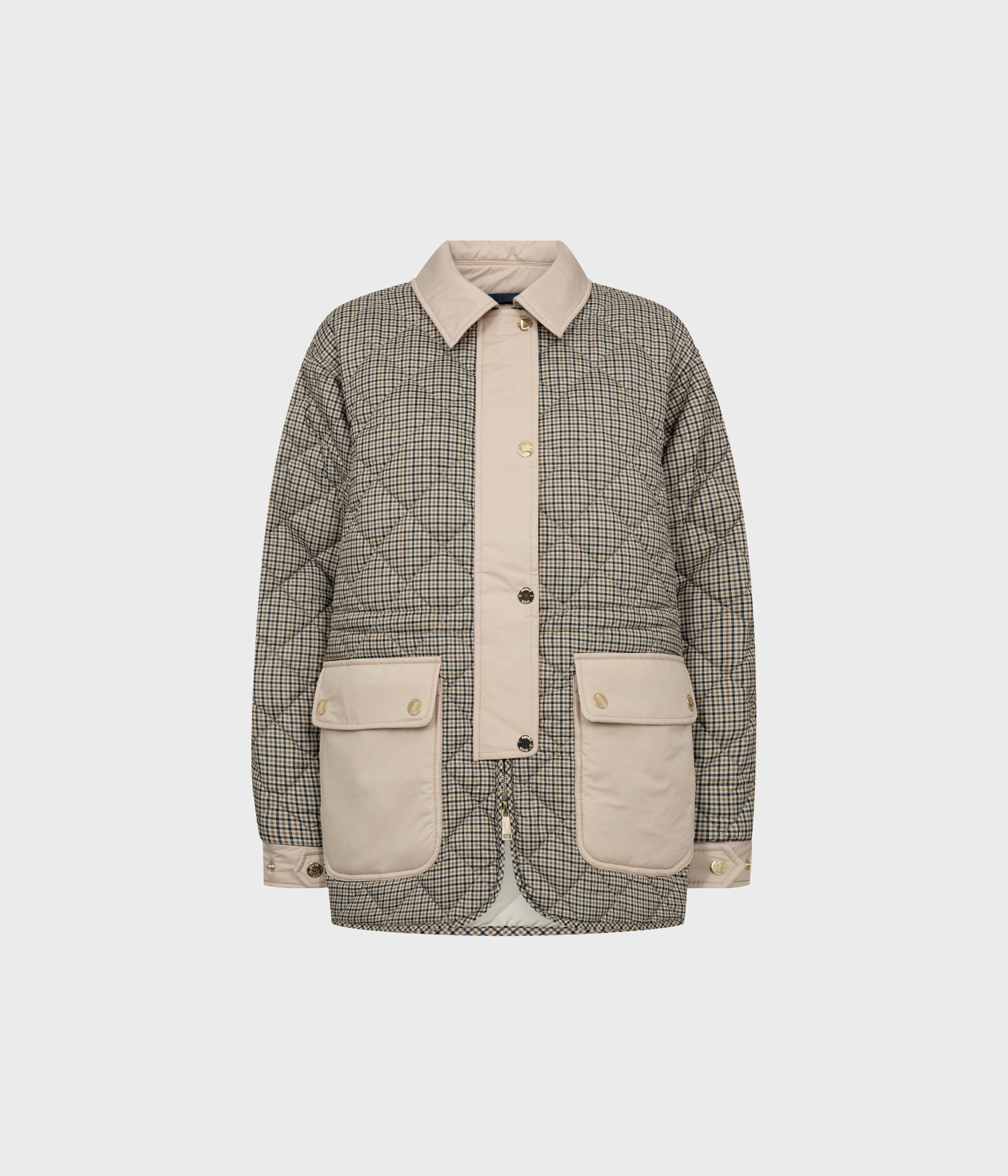 Mmanna Rye Check Jacket (733 Doeskin)