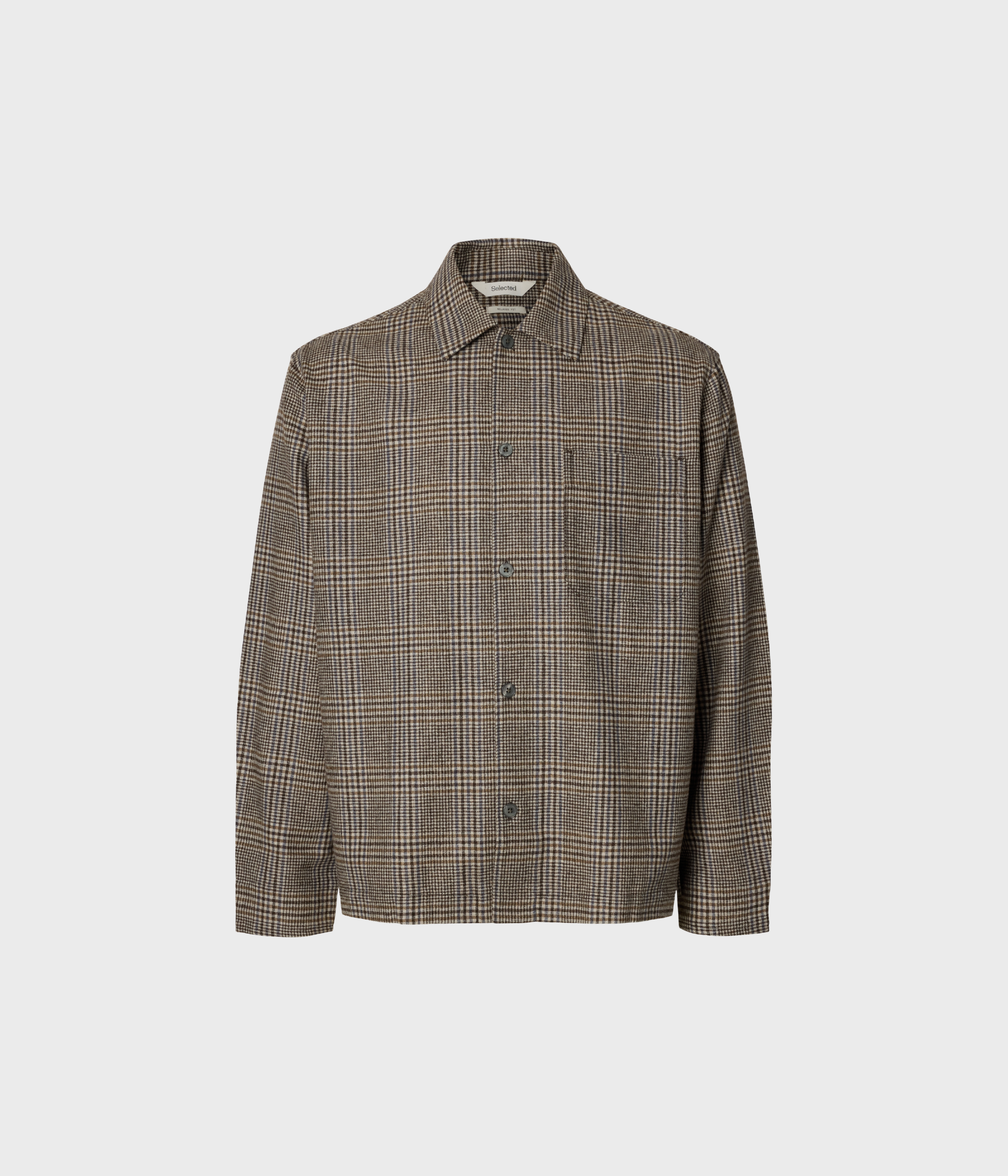Slmrlxsvend Wt Check Wool Blend Light Os (Delicioso Checks:Mix)