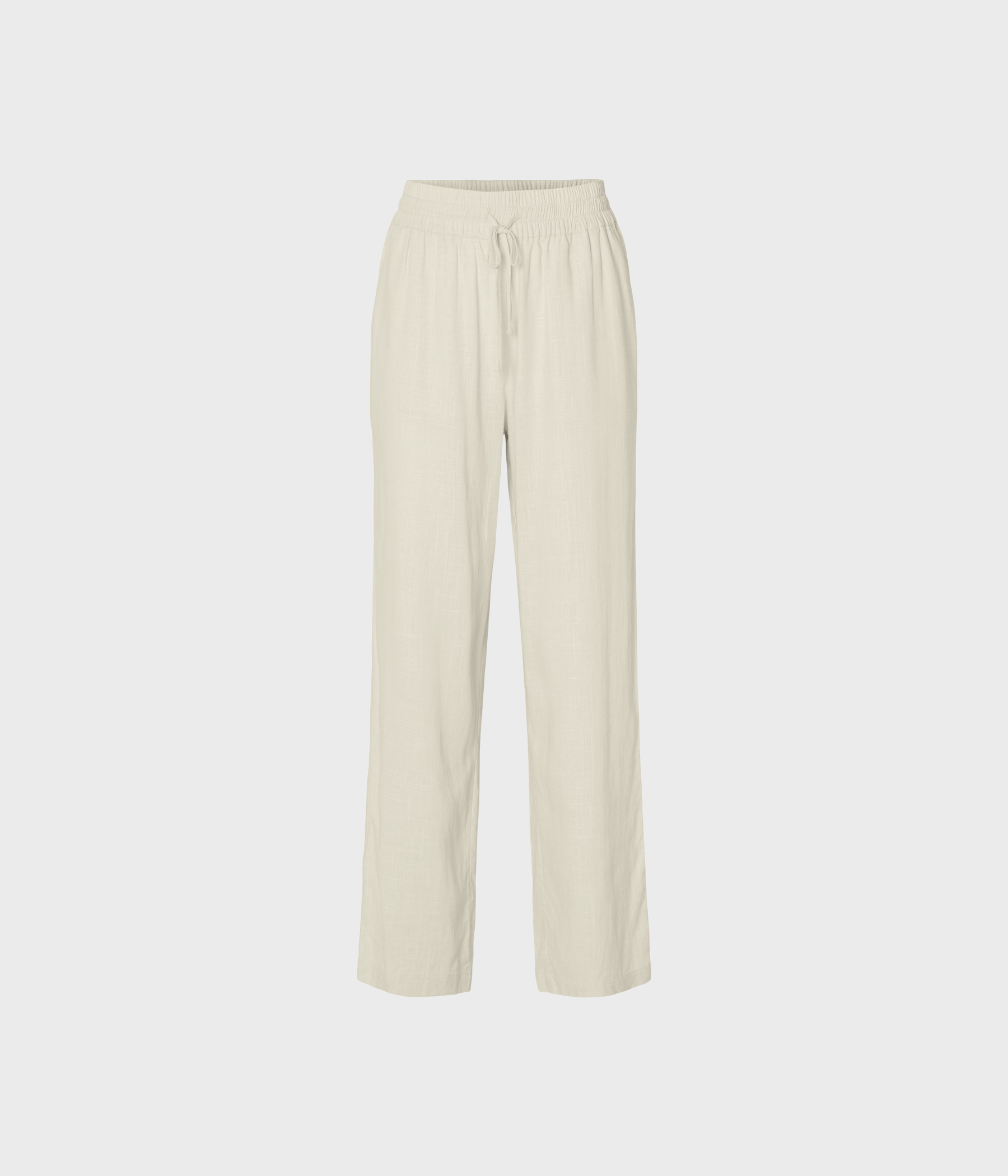SLFVIVA-GULIA HW LONG LINEN PANT NOOS. (Sandshell) - D.O. Design Only
