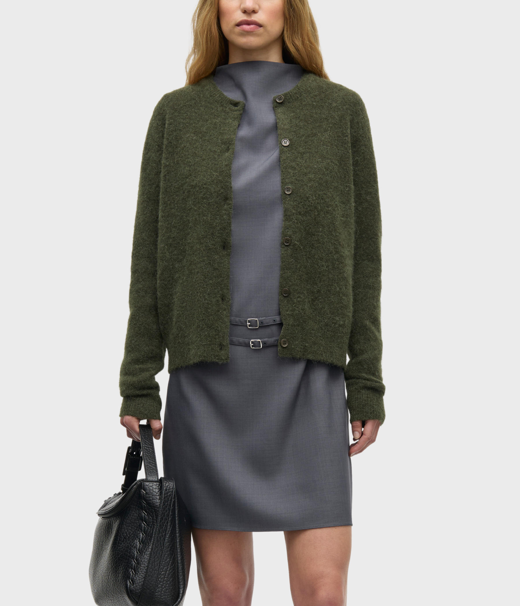 Nor Short Cardigan 7355. (190414TCX FOREST NIGHT)