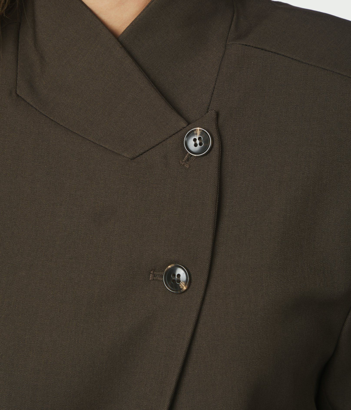 Tiria Structure Blazer (DARK BROWN)