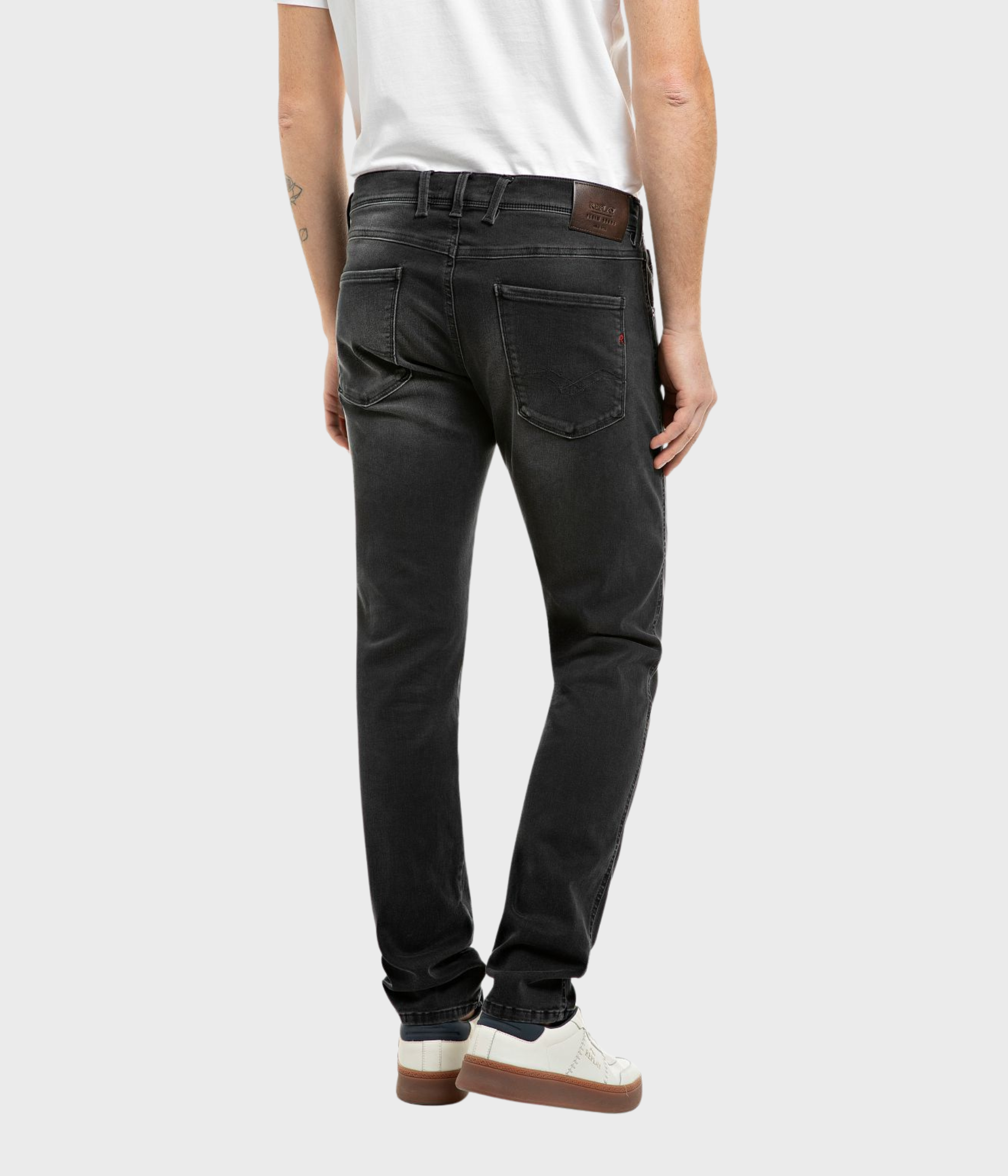 Trousers Anbass Hyperflex (C097 DARK GREY dark enzymatic wash)