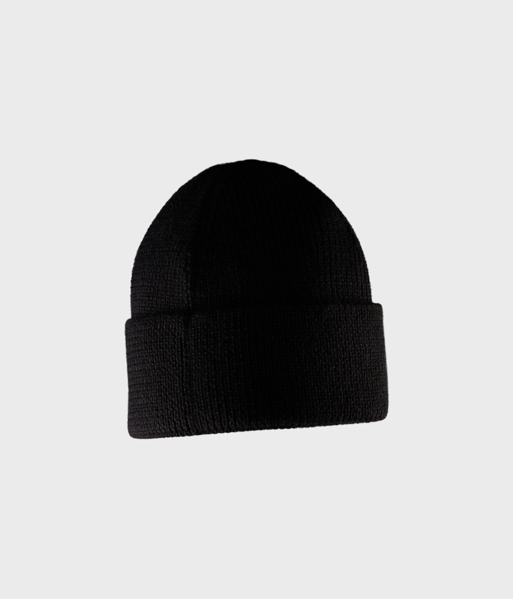 BOWMAN FOLDED WOOL BEANIE. (999 CARBON)