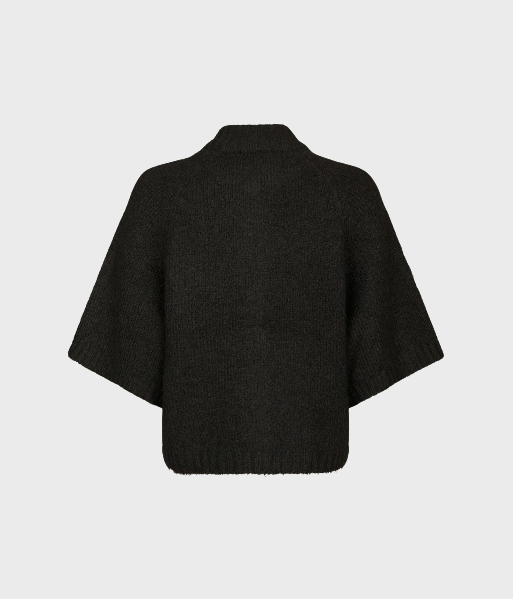 Benuta Fluffy Knit Cardigan. (676 DARK BROWN)