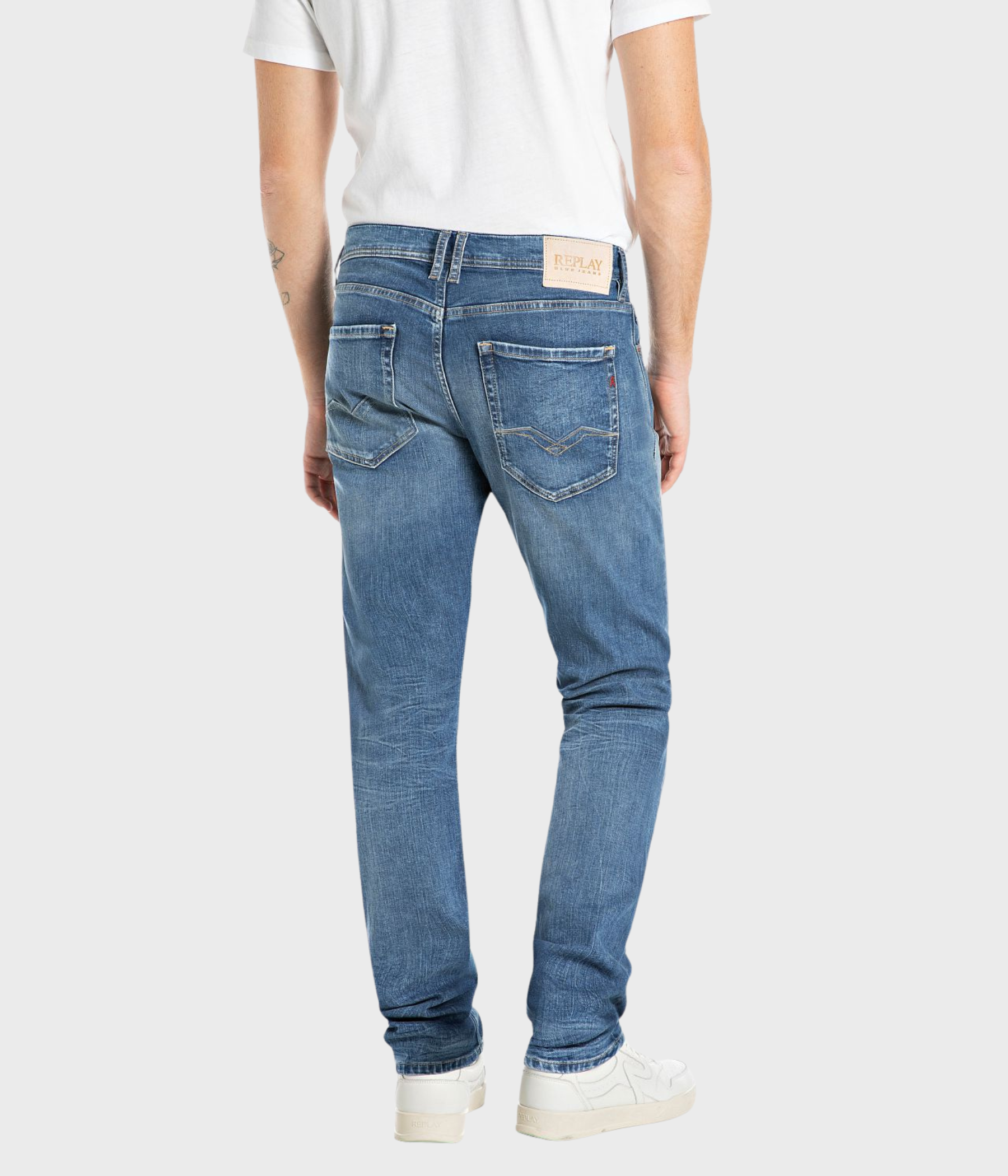 Trousers ROCCO 573 ECO PLUS. (009 MEDIUM BLUE Medium tone stonewashed)