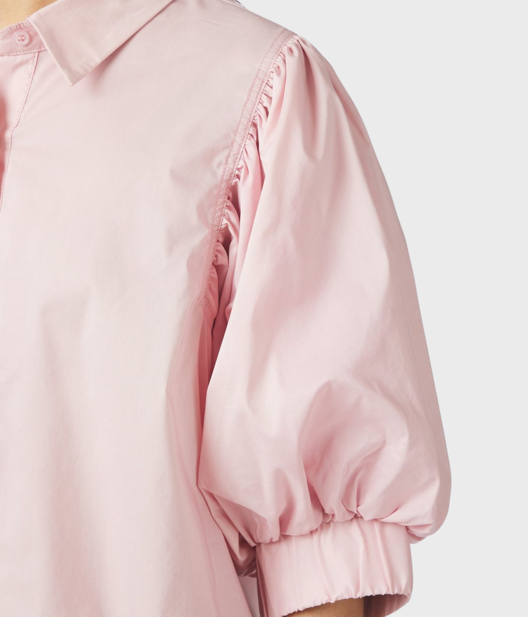 Etta Poplin Shirt (165 Rose)