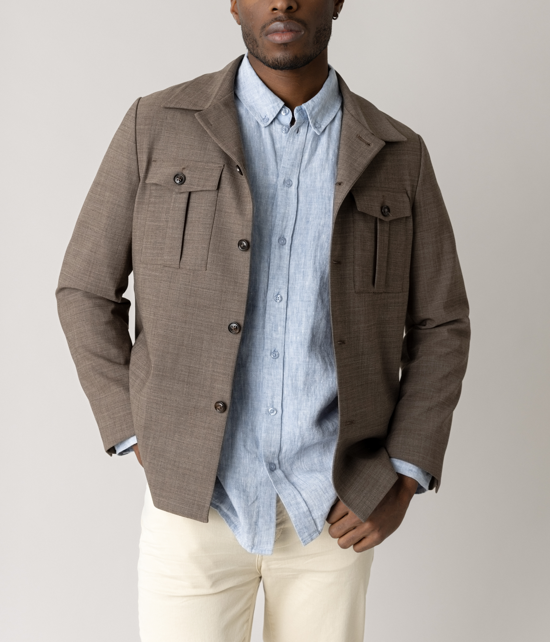 Mmgjacob Dynamic Luxe Overshirt (158 Falcon)