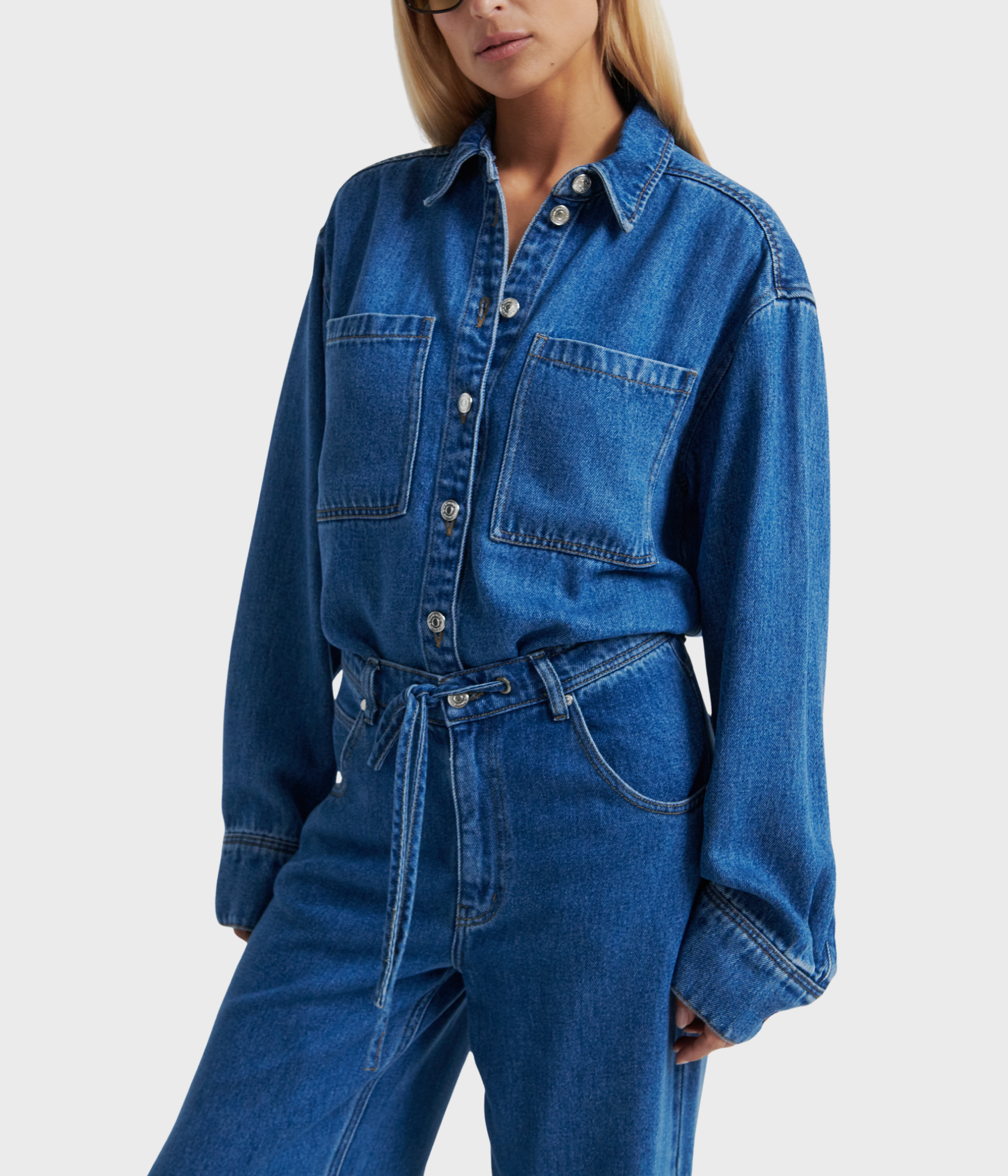 Irvina Denim Shirt (5997 Blue Denim)