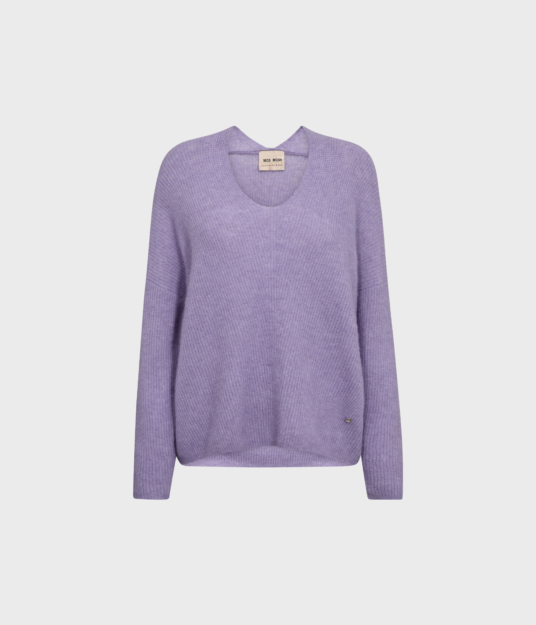 Mmthora V-Neck Knit. (280 Violet Tulip)