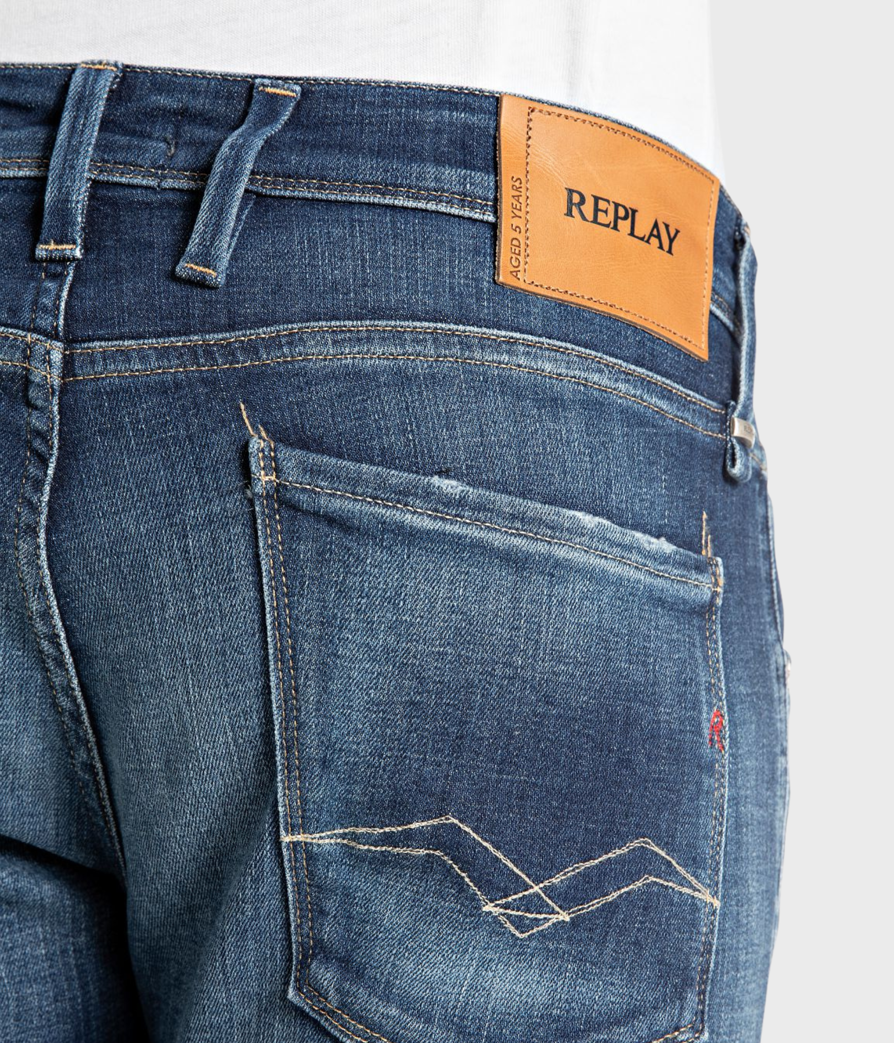 Trousers Anbass Aged. (007 DARK BLUE Light tone)
