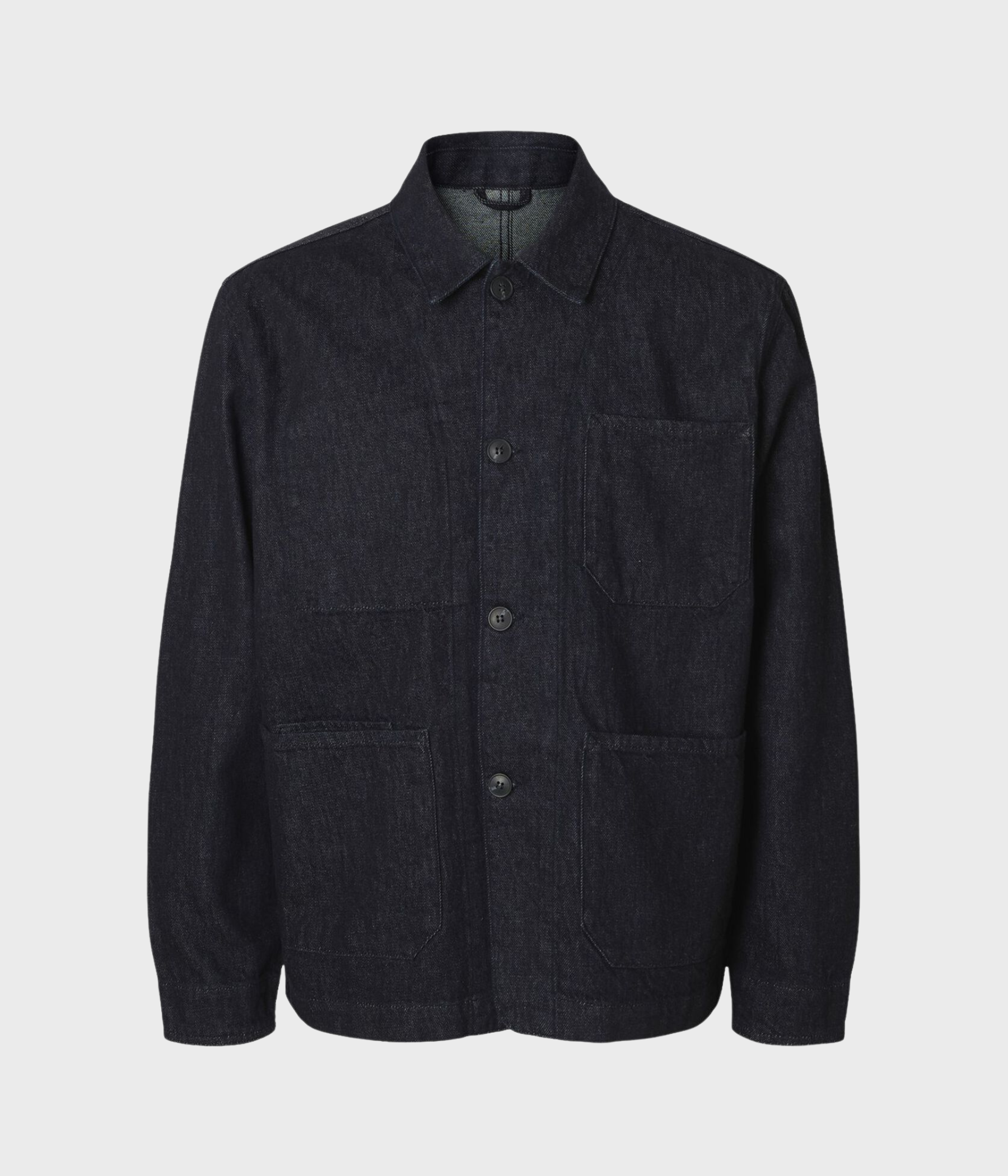 SLHREGULAR-LANDON 603 DENIM JACKET. (Dark Blue Denim)