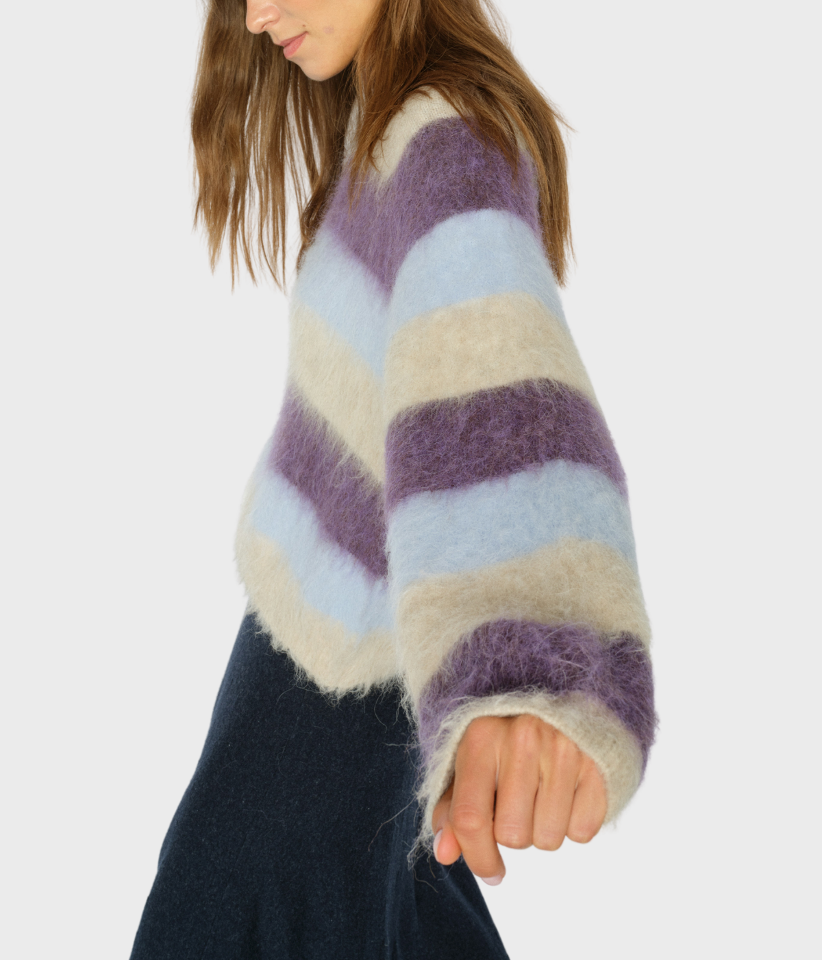 Mmsuvi Stripe Knit (292 Sweet Grape)