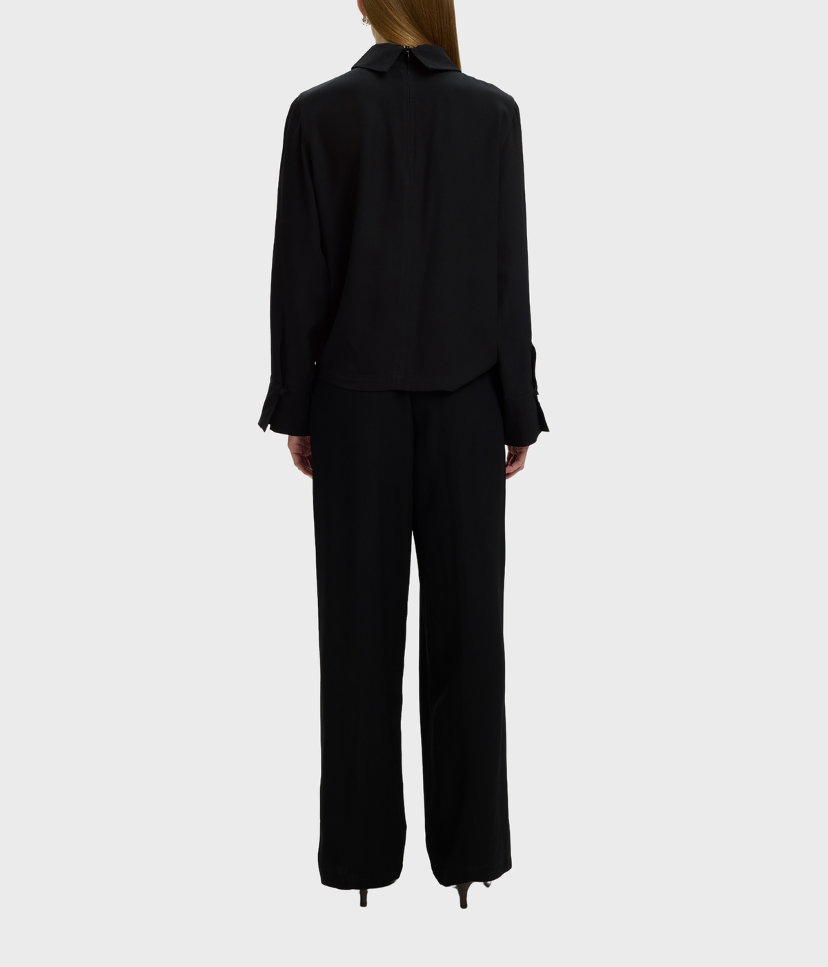 Slwsoler Regular Ls High Neck Top (Black)