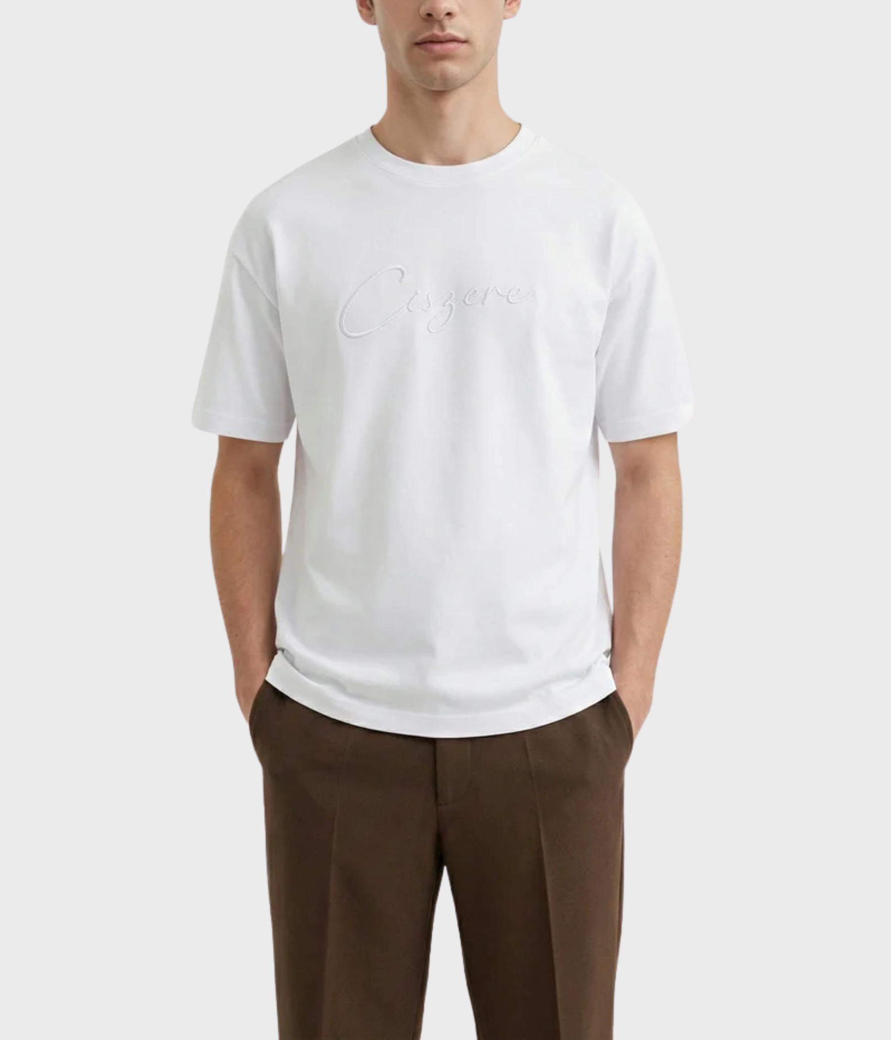 Noel Puff Print T-Shirt (WHITE)