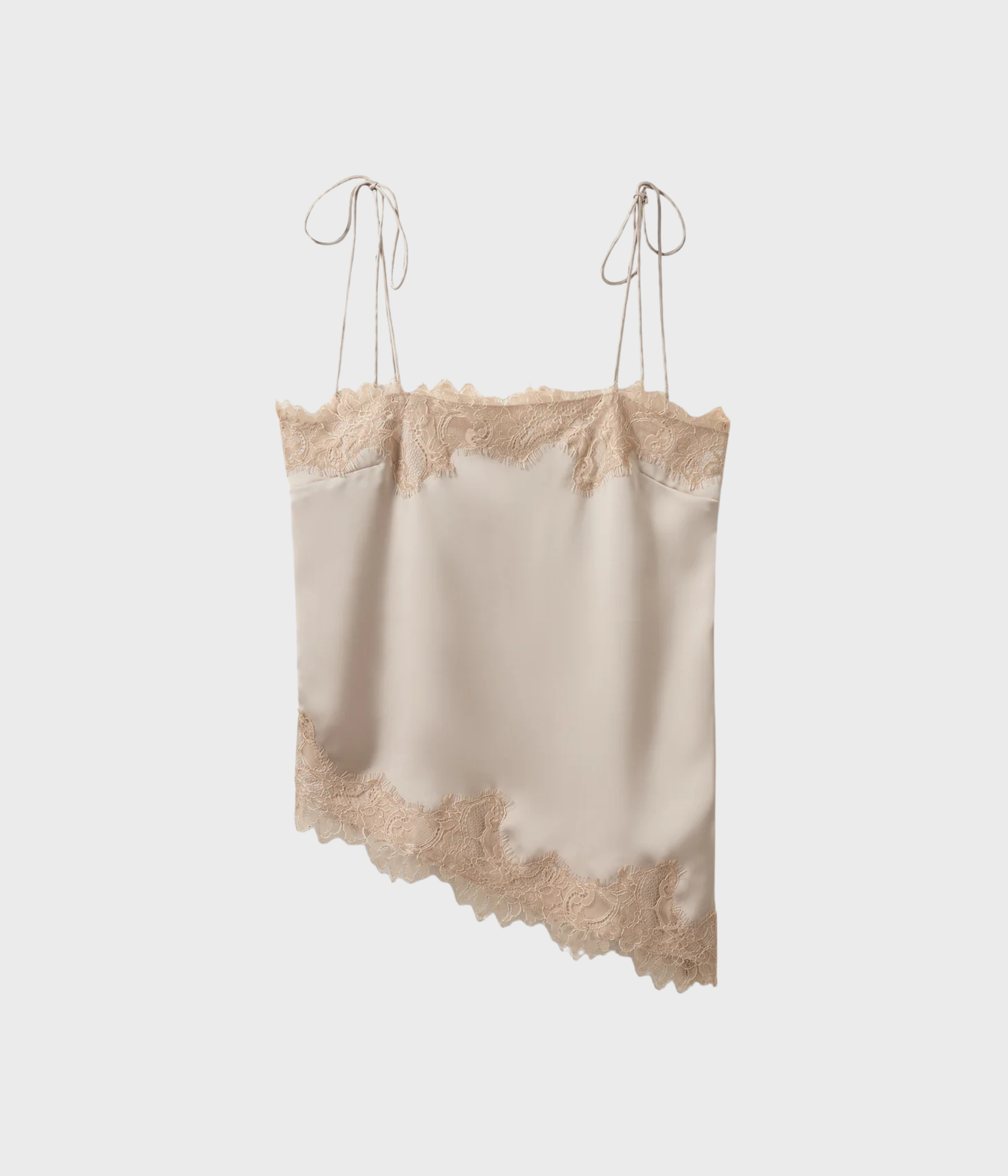 Virasw Lace Detailed Top (8058 Feather Gray)