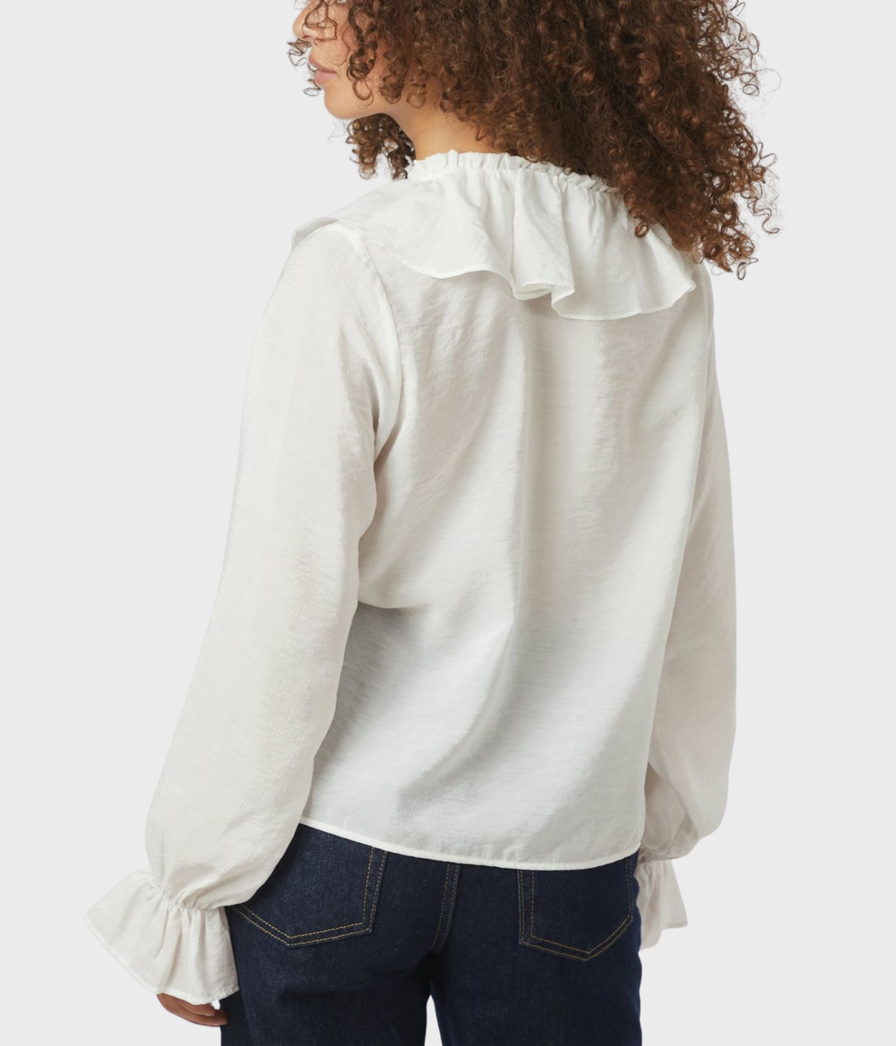 Aminea Ruffle Blouse (120 White)